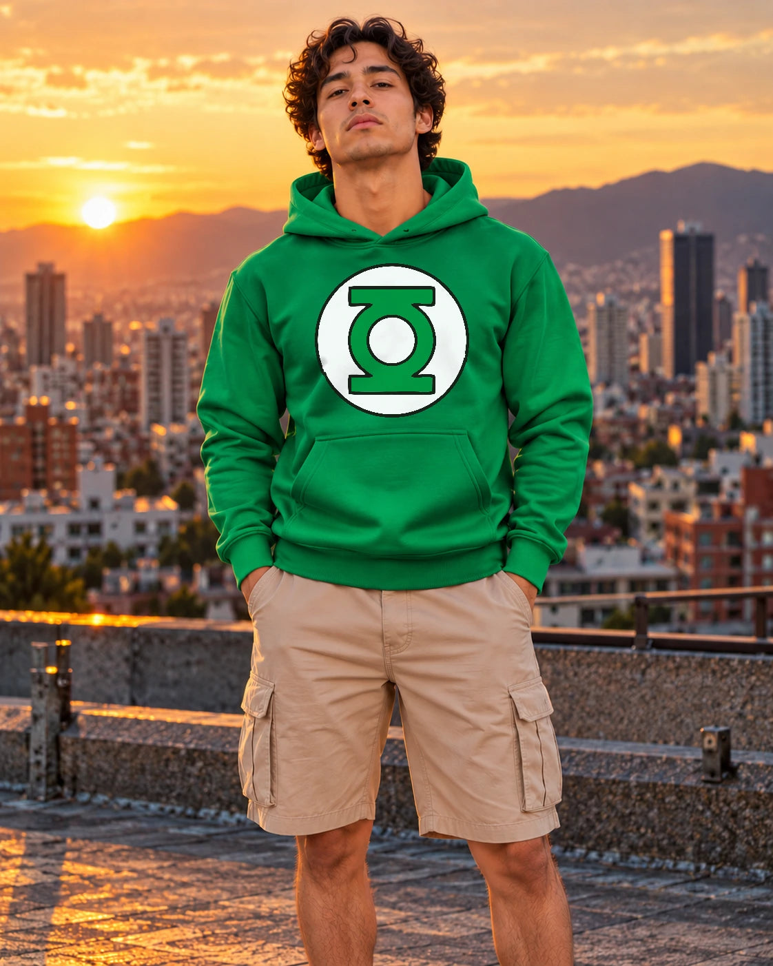 Hoodie Capota Green Lantern
