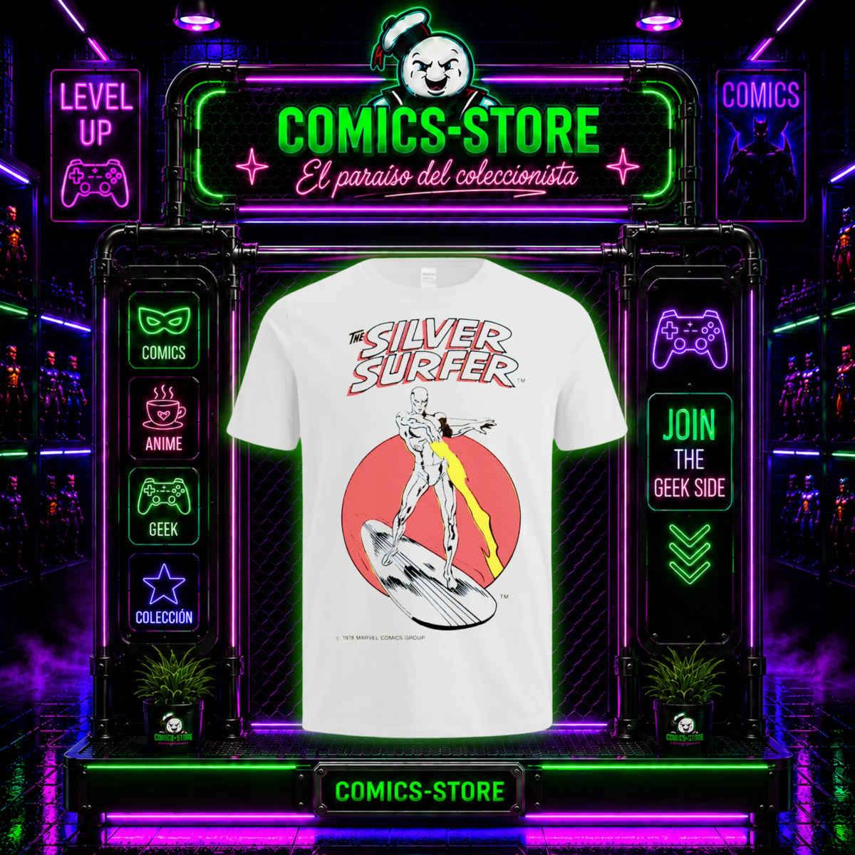 Camiseta Silver Surfer