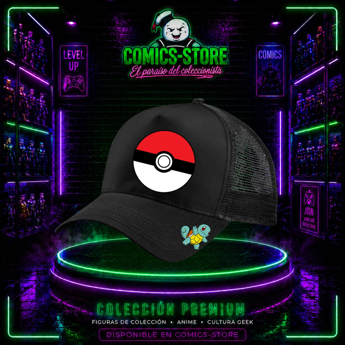 Gorra Trucker Squirtle Pokemon