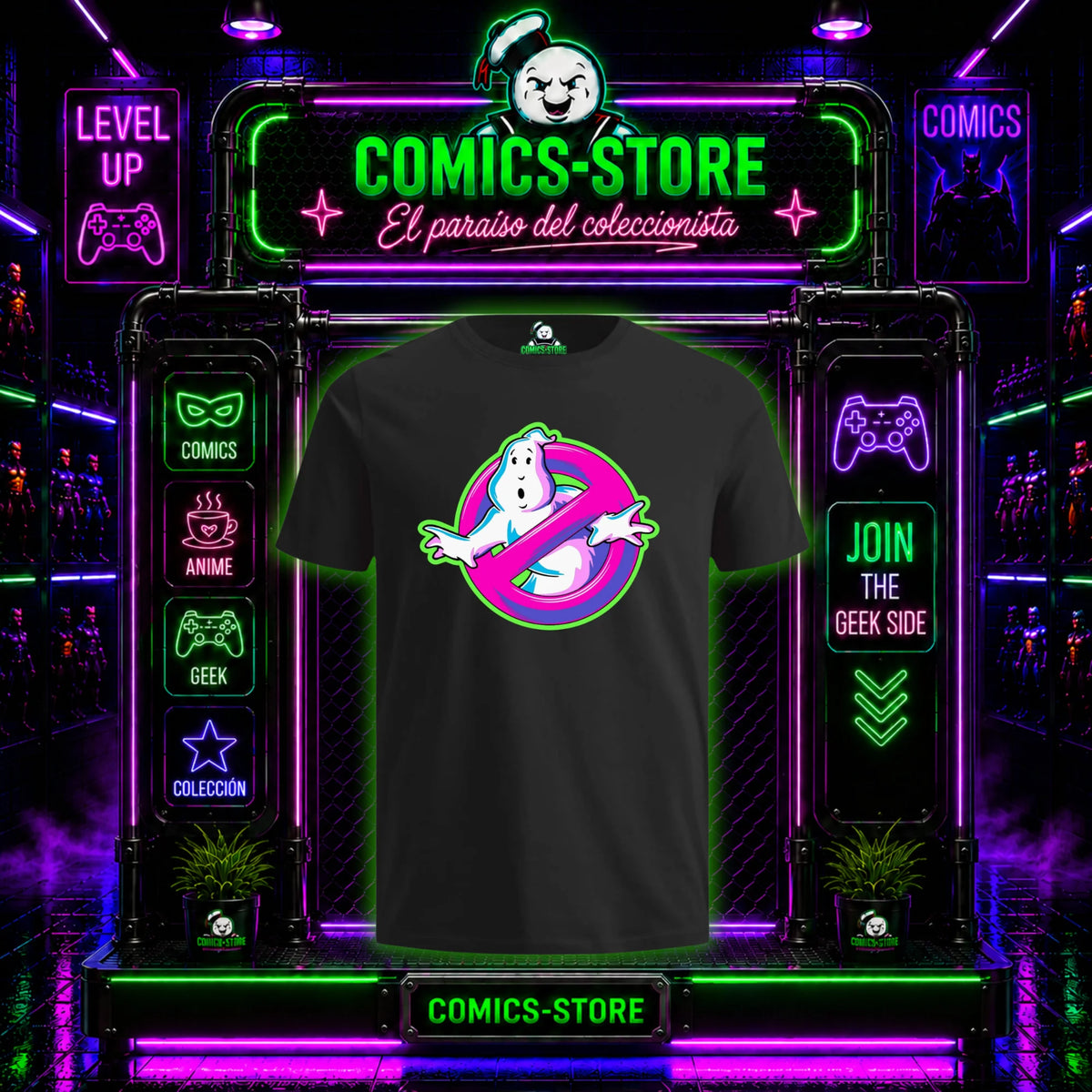 Camiseta Ghostbusters Retro Black Series