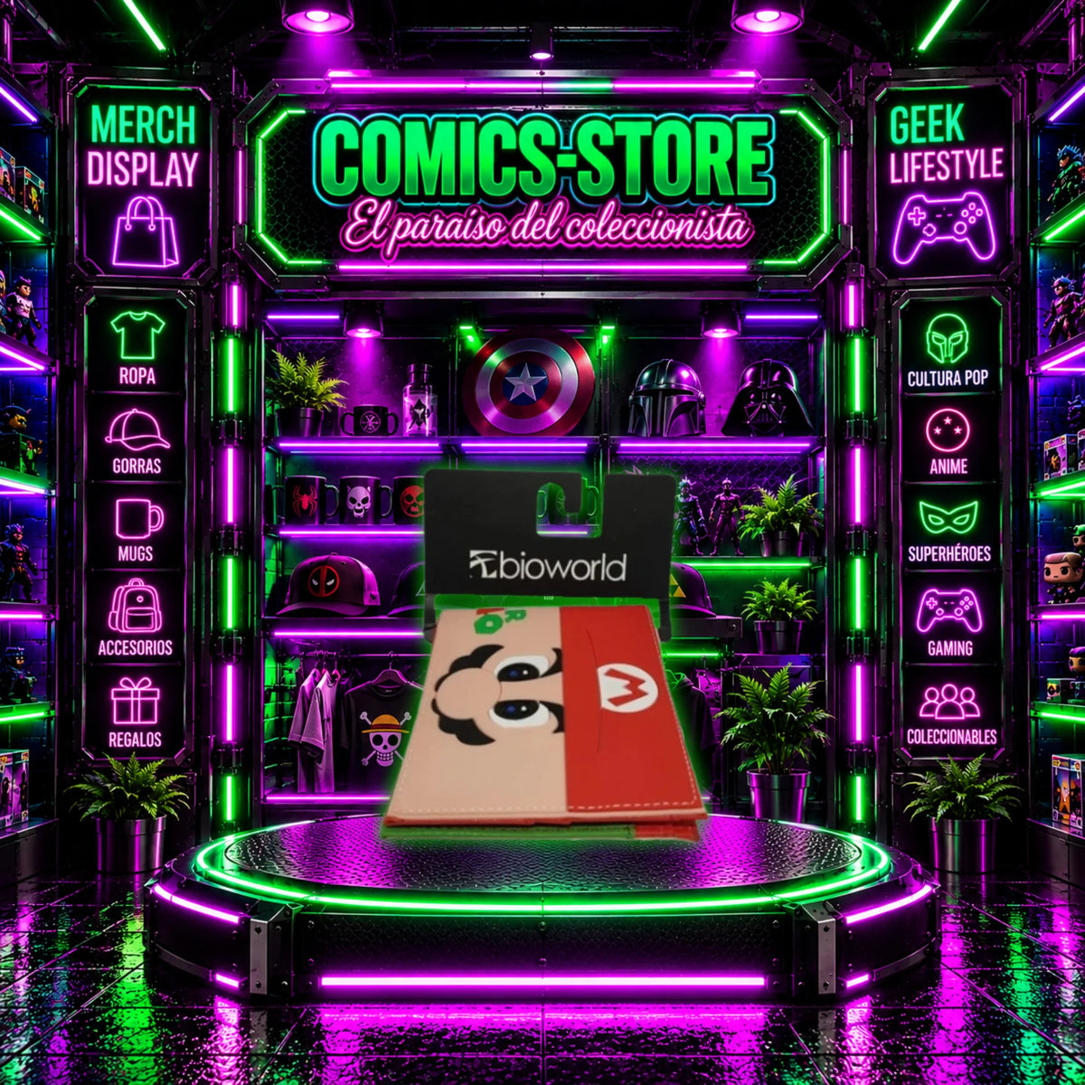 Billetera Cara Mario Bros Bioworld