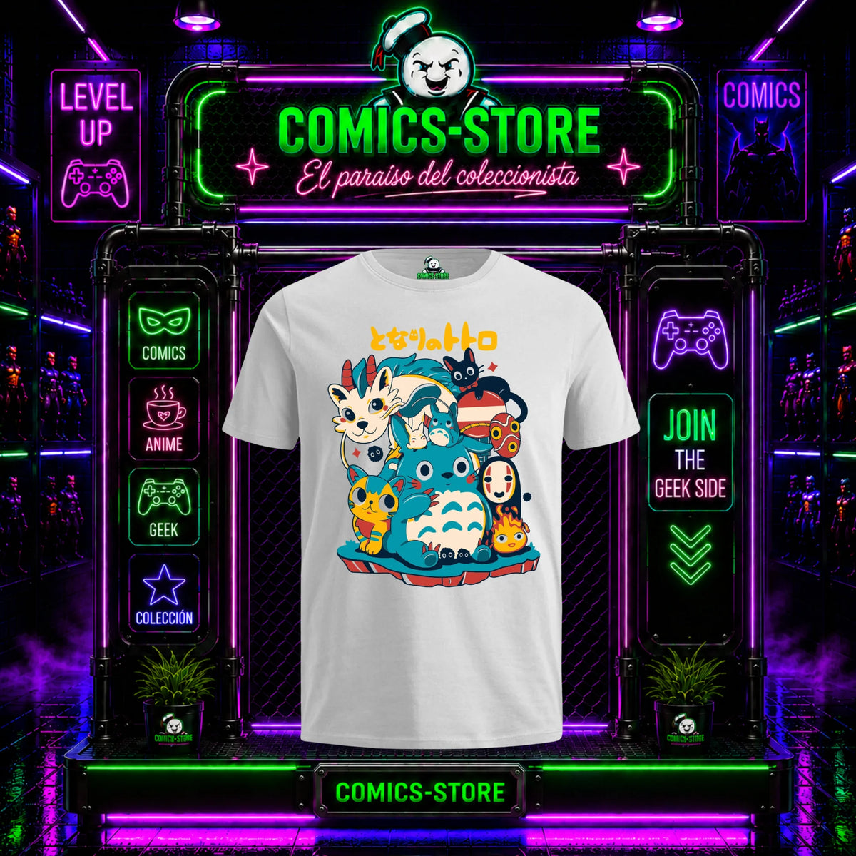 Camiseta Studio Ghibli Totoro Anime