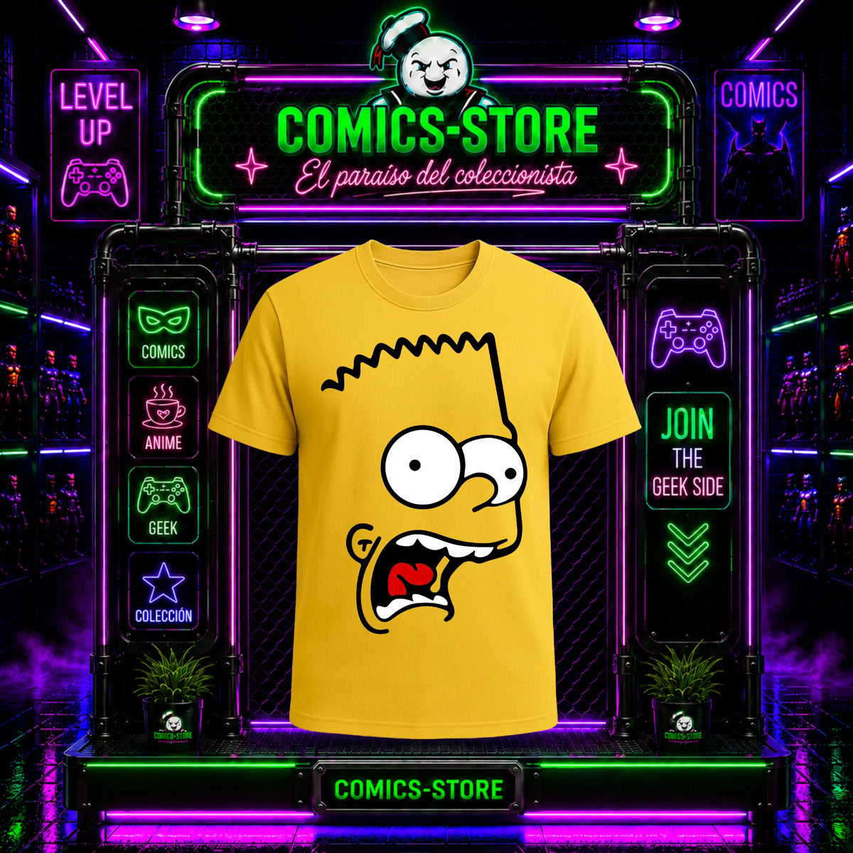 Camiseta Bart Simpsons Cara