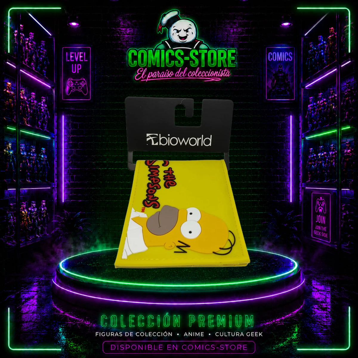 Billetera Homero Simpson Bioworld