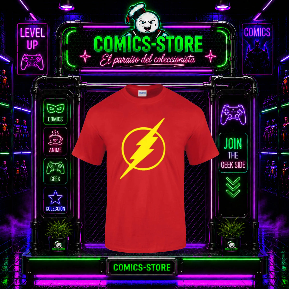 Camiseta Escudo Flash