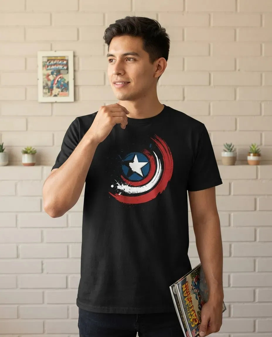Camiseta Capitan America Retro