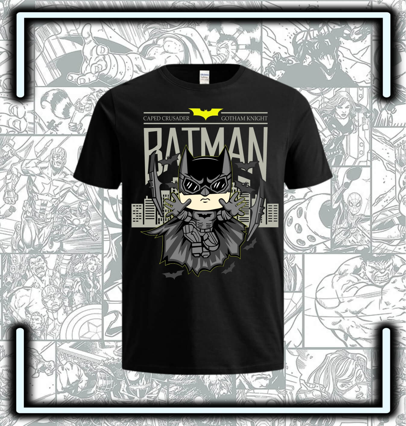 Camiseta Batman Art - Comics Store Colombia