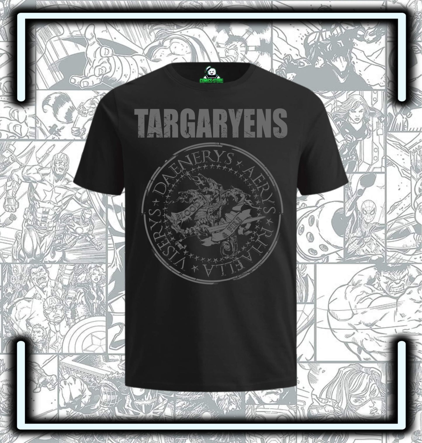 Camiseta Game Of Thrones Daenerys Targaryen Series - Comics Store Colombia