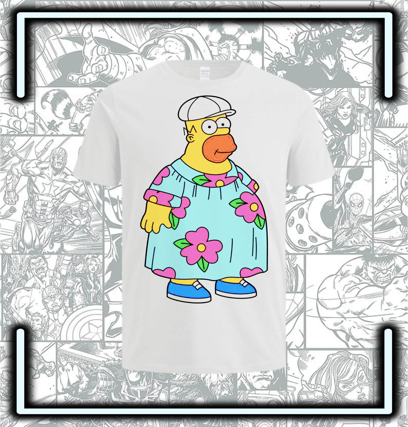 Camiseta Homero Simpson - Comics Store Colombia