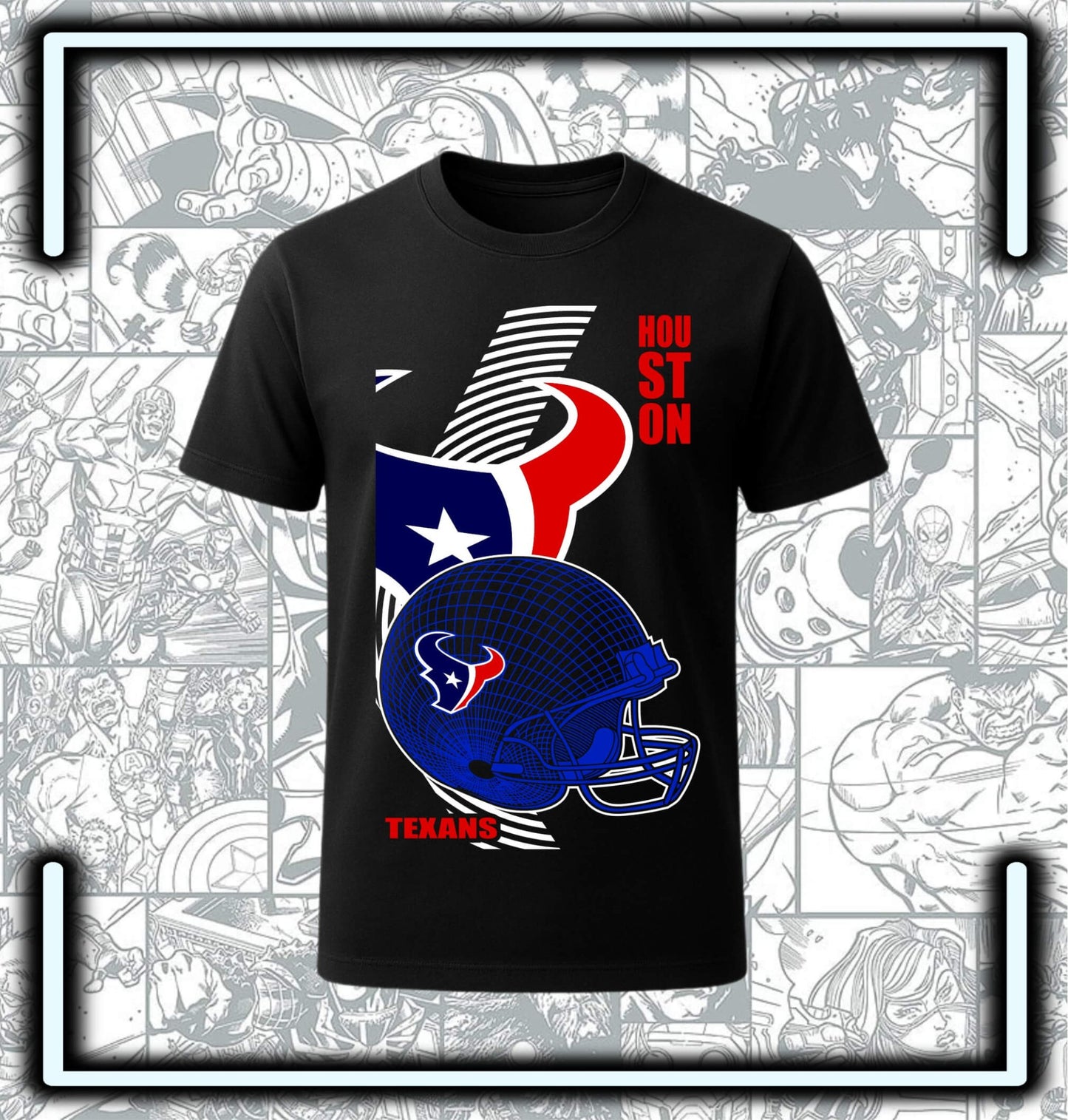 Camiseta Houston Taxas Nfl - Comics Store Colombia