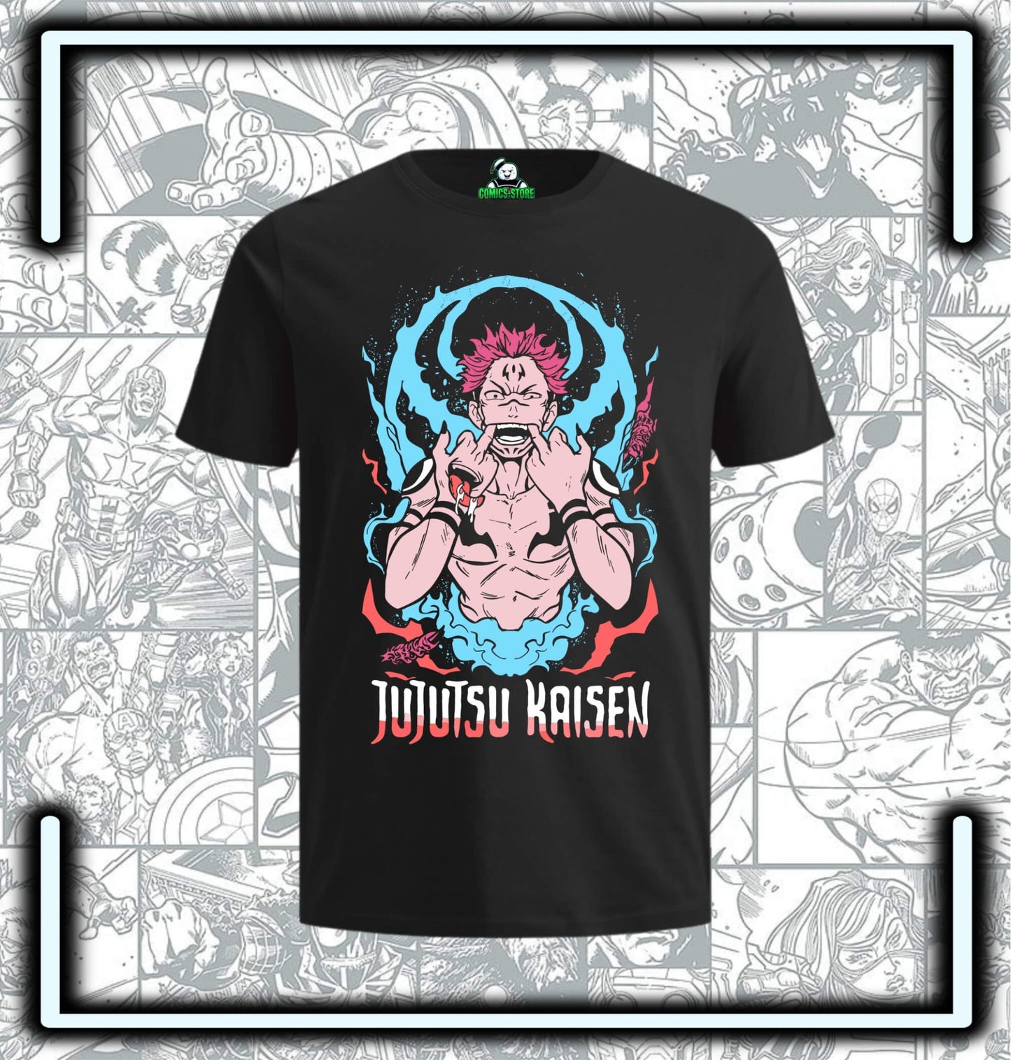 Camiseta jujutsu kaisen II Anime - Comics Store Colombia