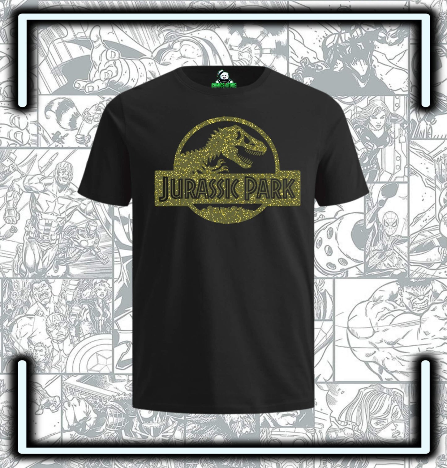 Camiseta Jurassic Park Military - Comics Store Colombia