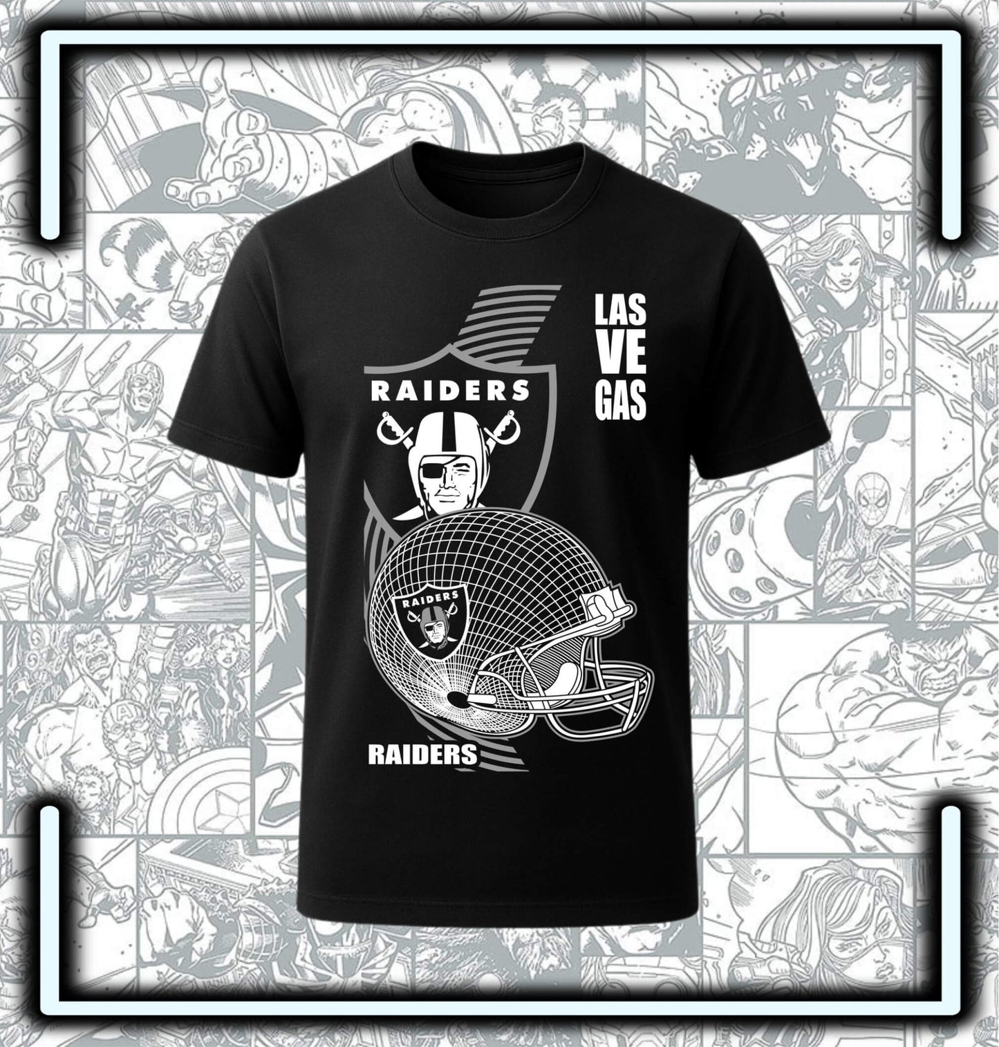 Camiseta Las Vegas Raiders Nfl - Comics Store Colombia