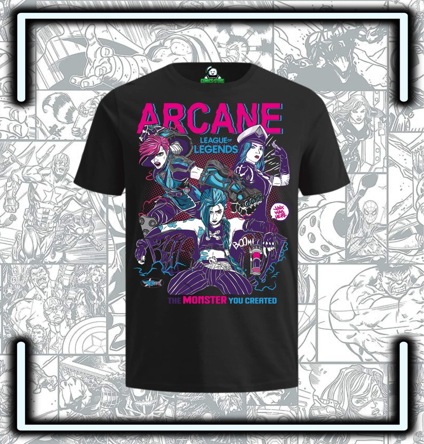 Camiseta League Of Legends Video Gamers - Comics Store Colombia