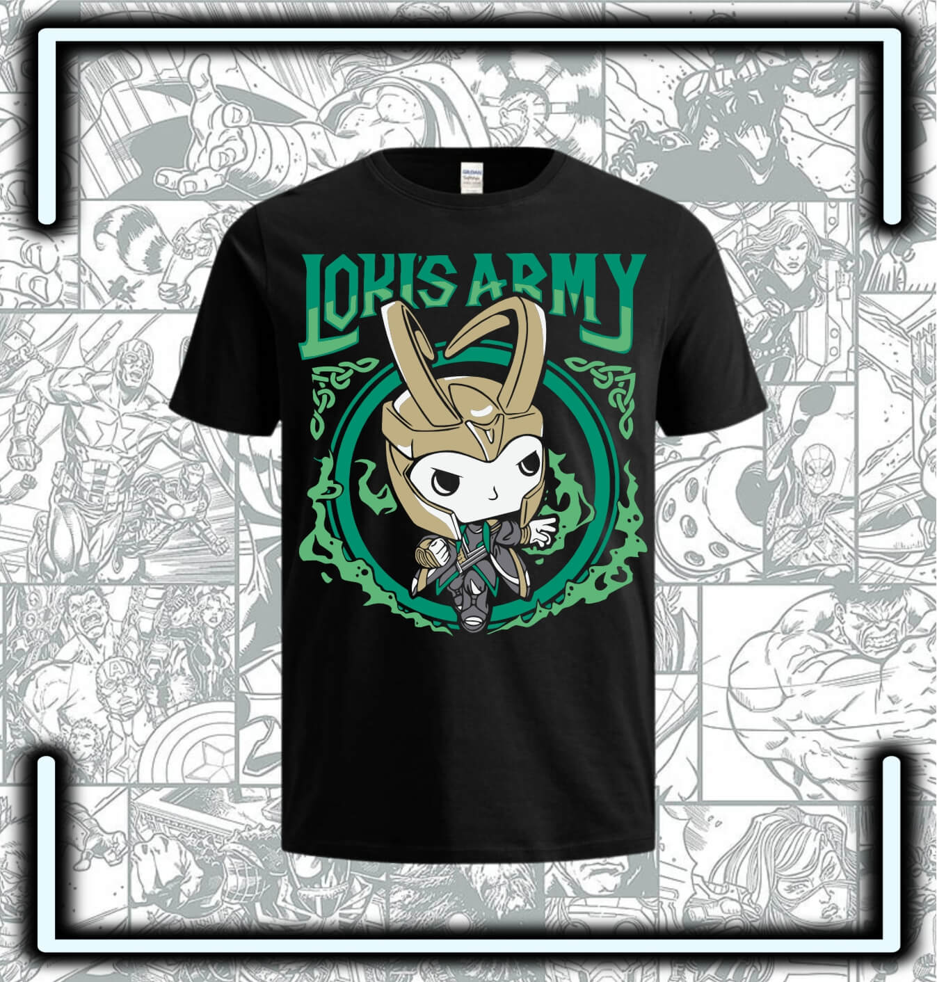 Camiseta Loki - Comics Store Colombia