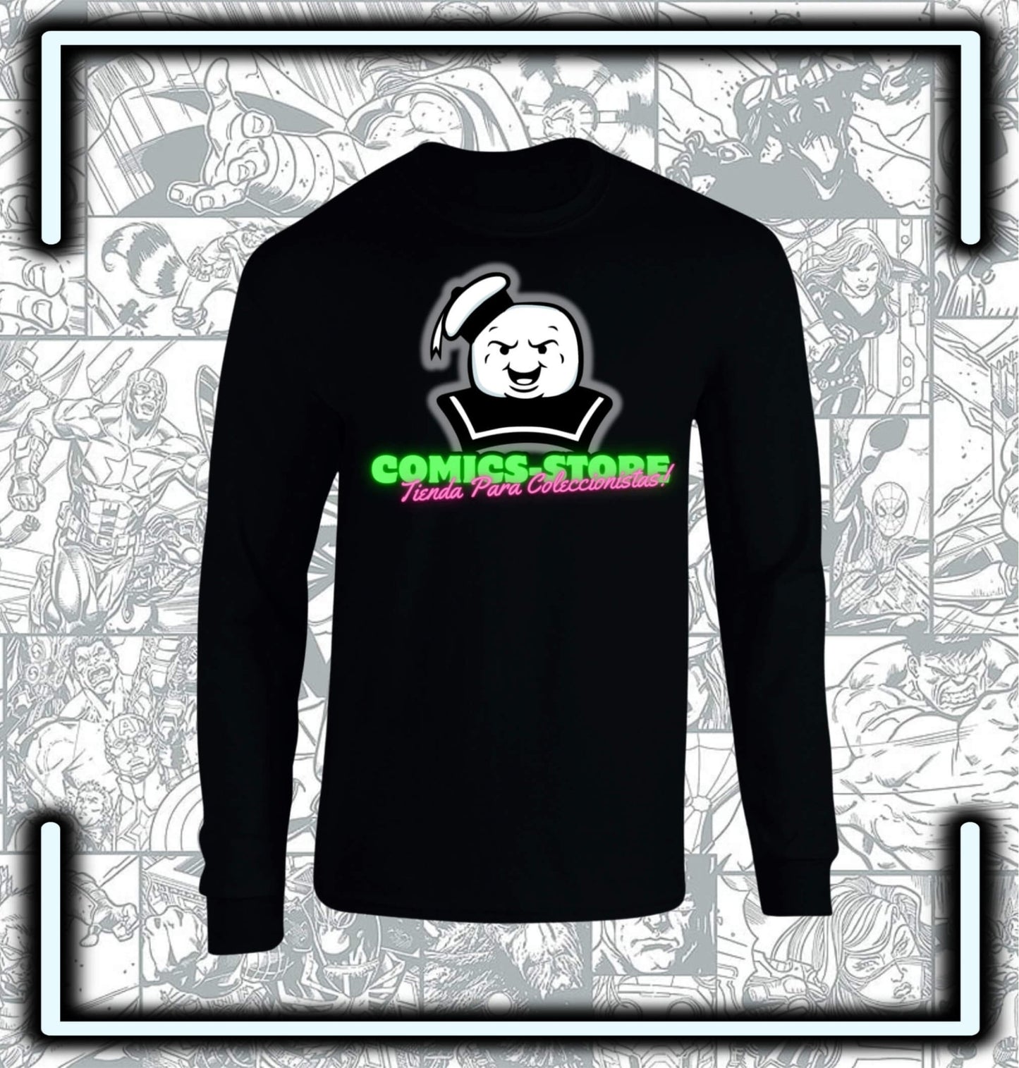 Camiseta Manga Larga Personalizada Comics - Store - Comics Store Colombia