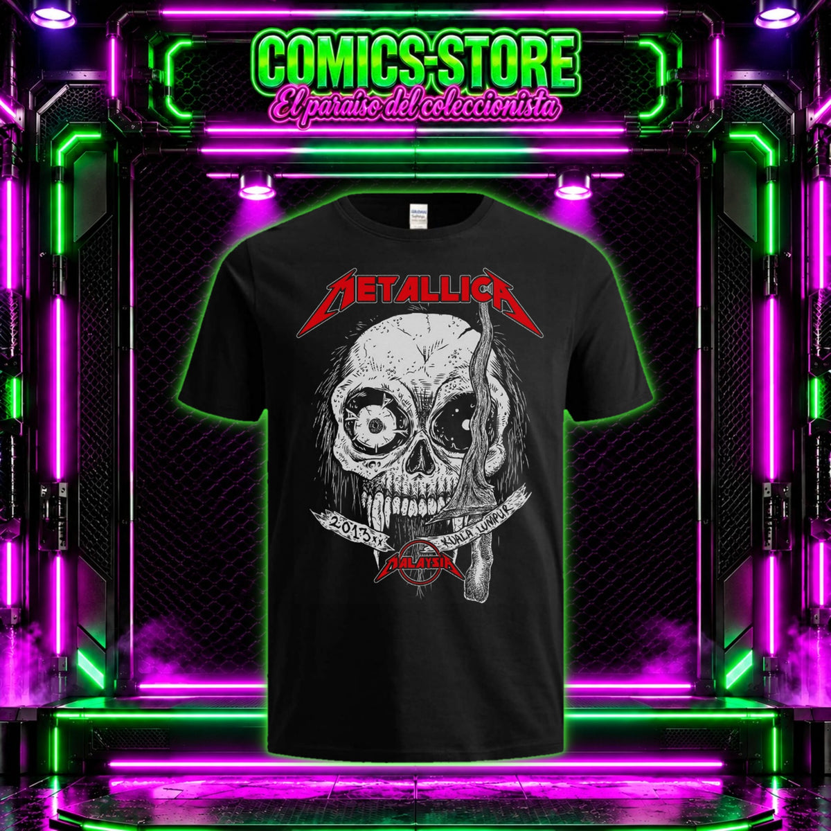 Camiseta Metallica Malaysia