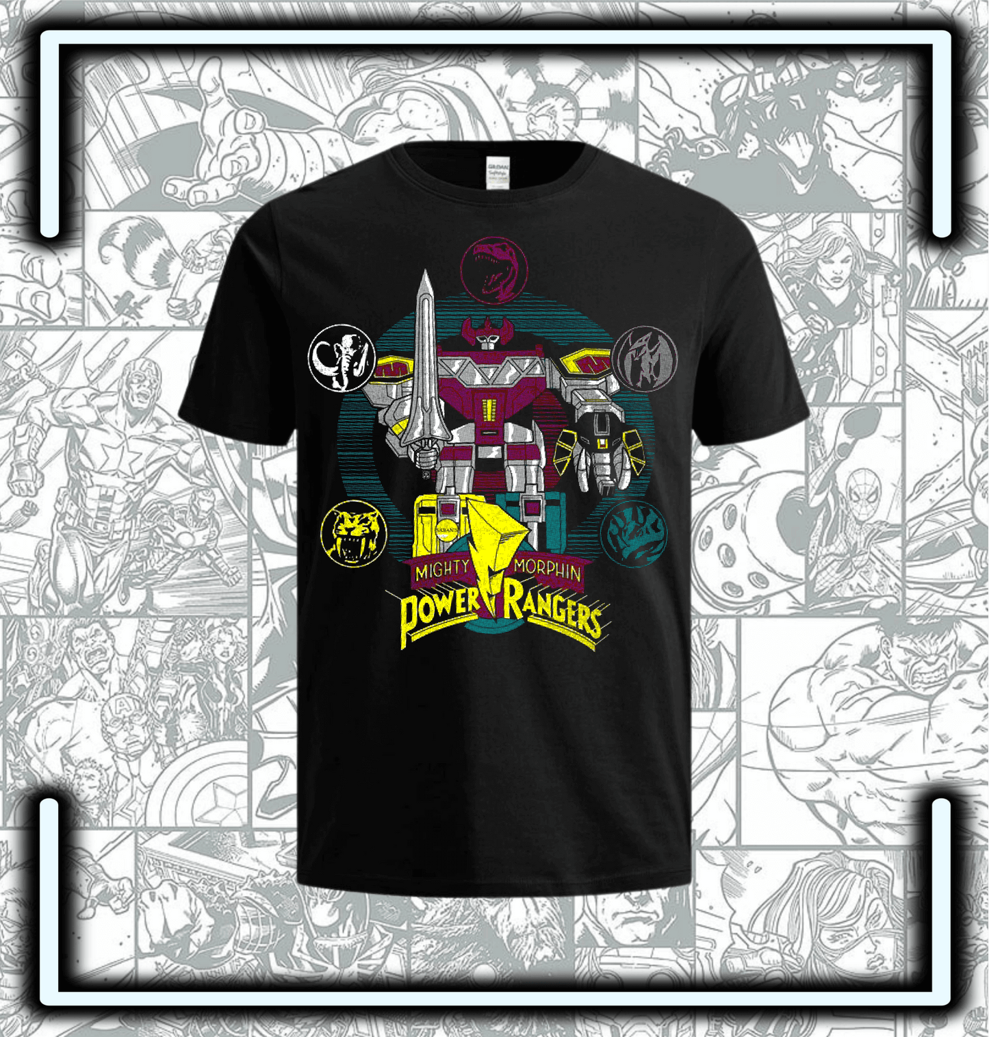 Camiseta Power Rangers Mighty Morphin - Comics Store Colombia