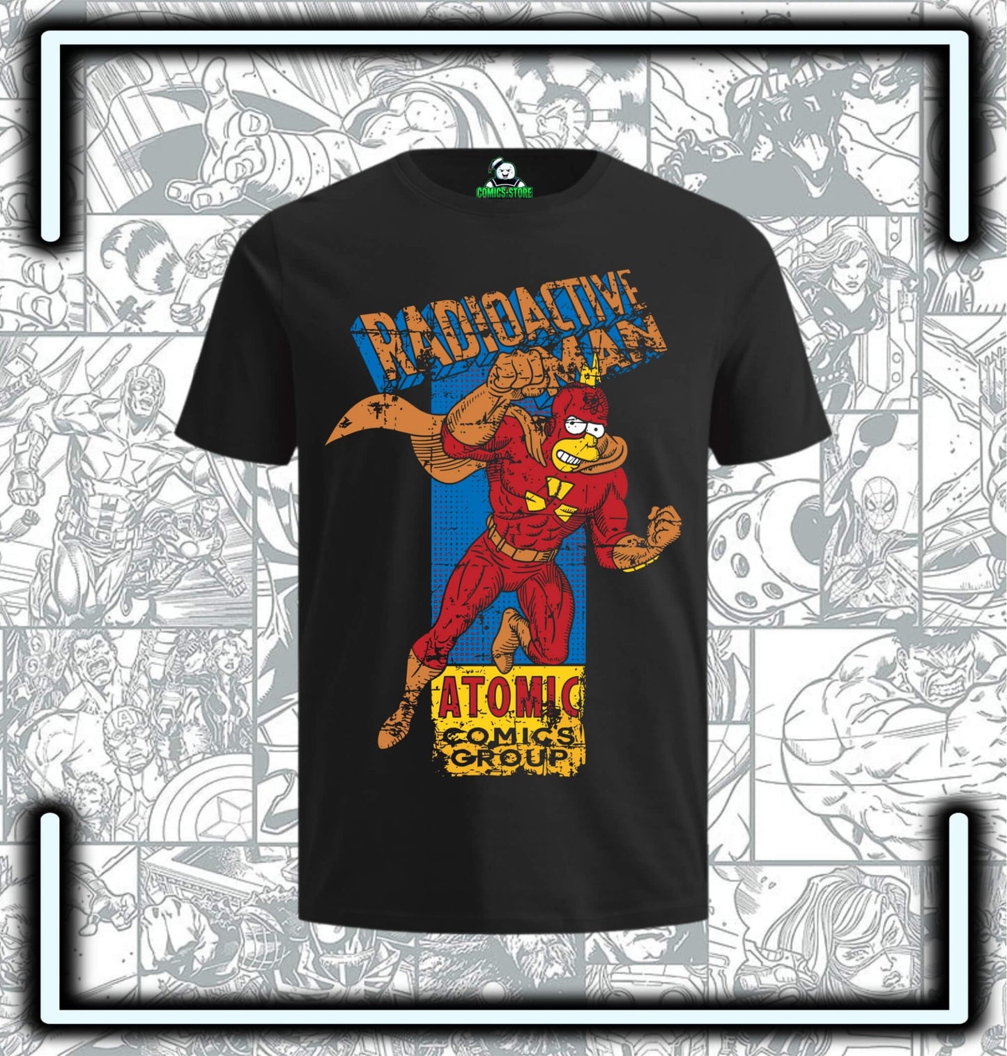Camiseta Radioactive Man Simpsons - Comics Store Colombia