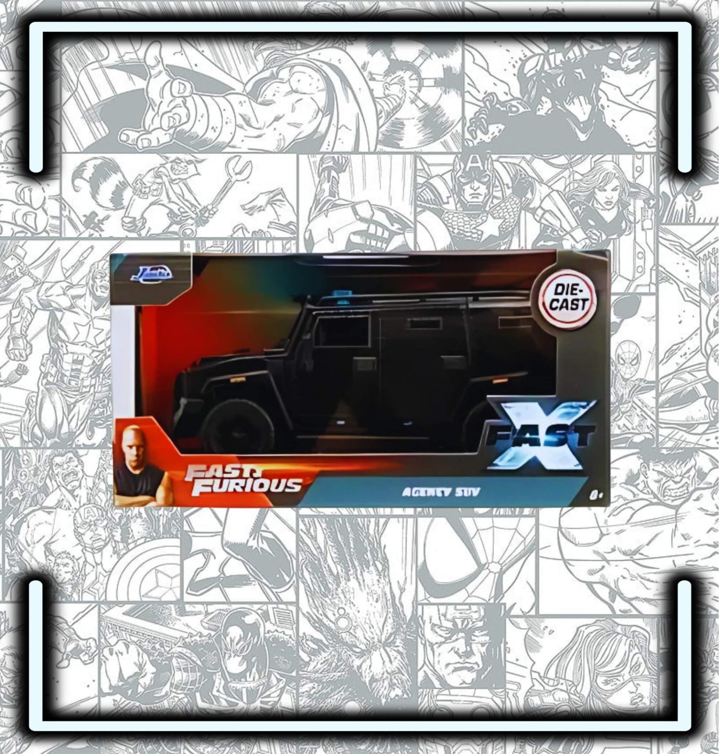 Carro Suv Agency Rápidos Y Furiosos X Esc 1:32 - Comics Store Colombia