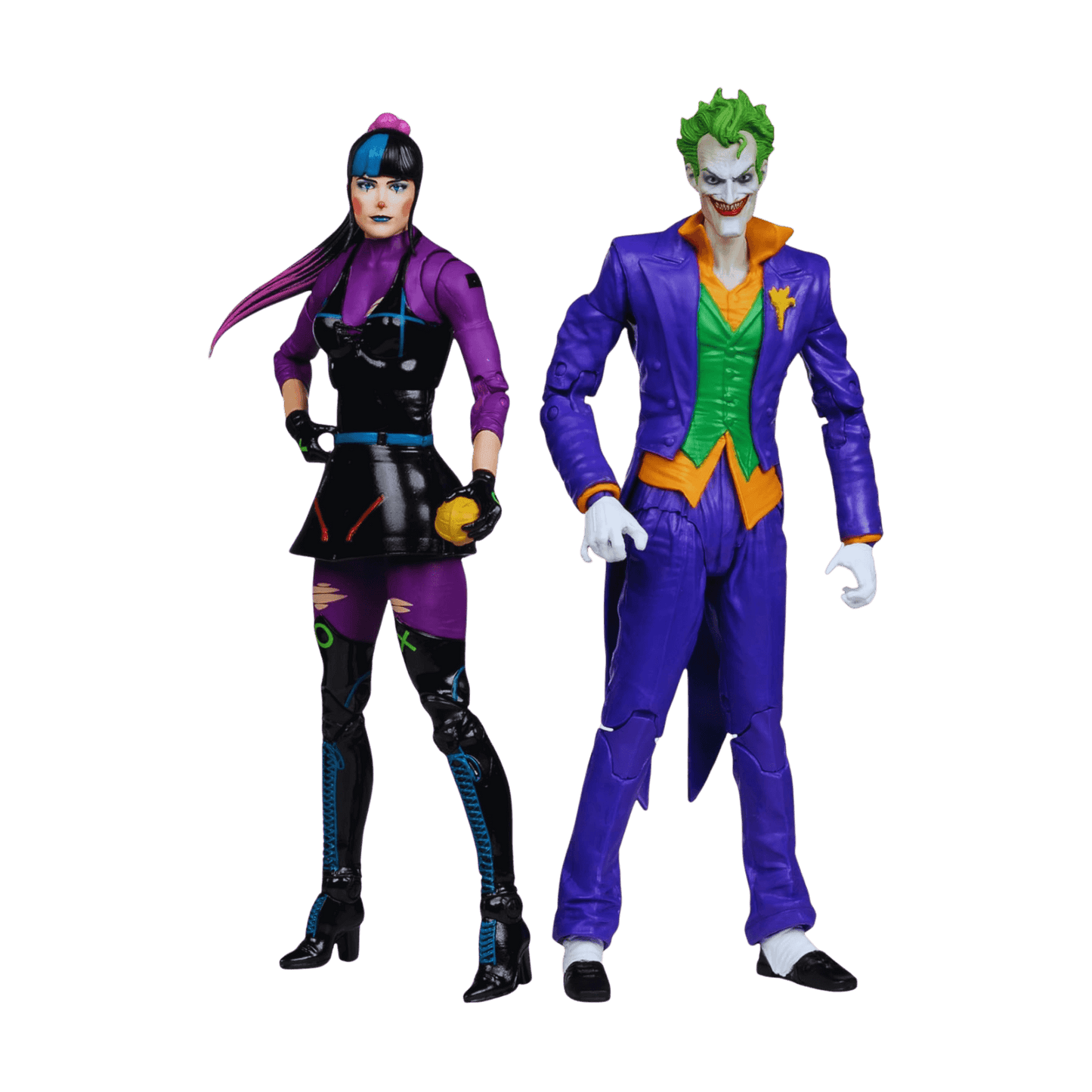 Figura McFarlane Toys - DC Multiverse The Joker & Punchline - Comics Store Colombia