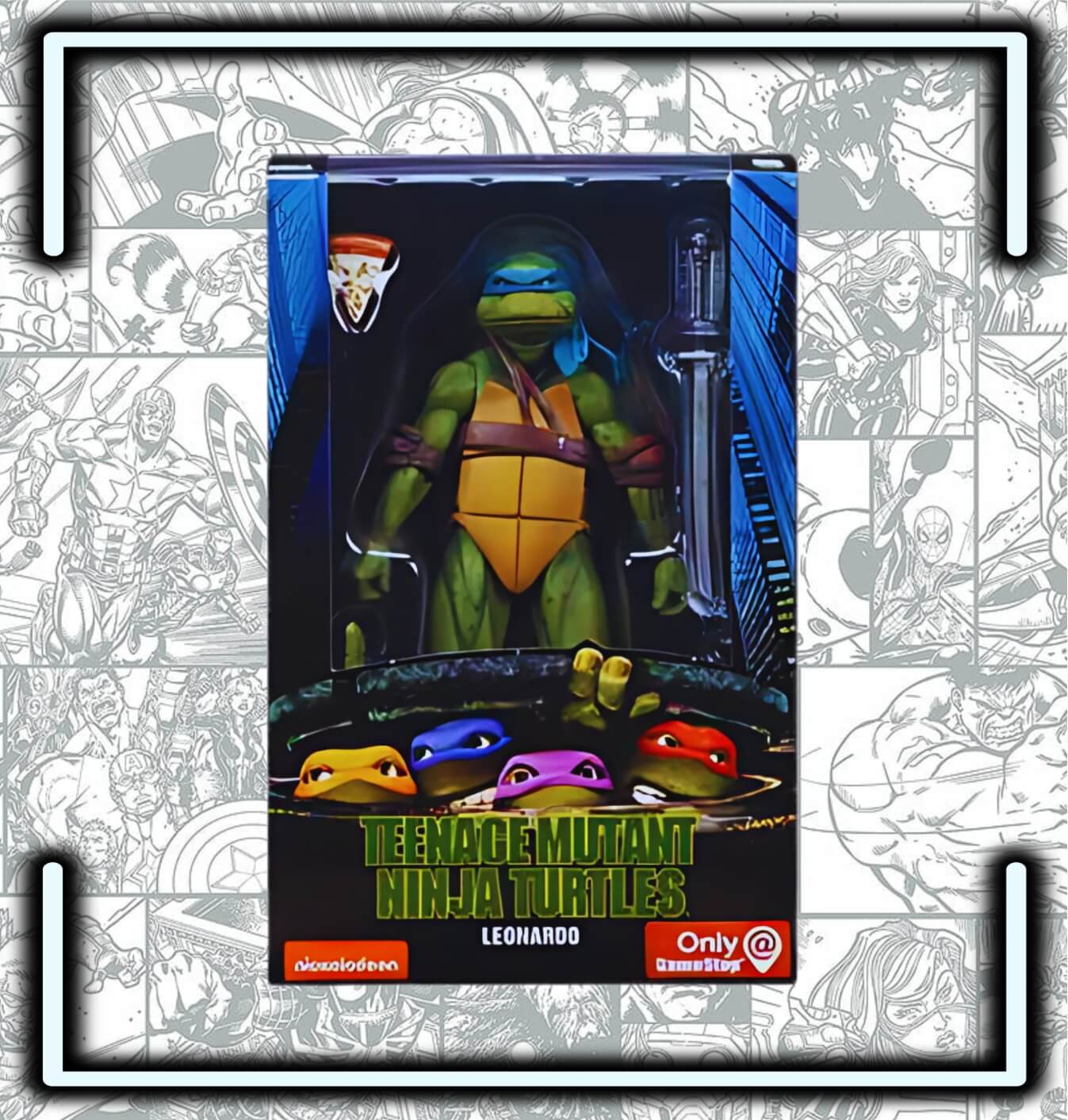 Figura Neca las Tortugas Ninja 1990, Figura de Acción Leonardo - Comics Store Colombia