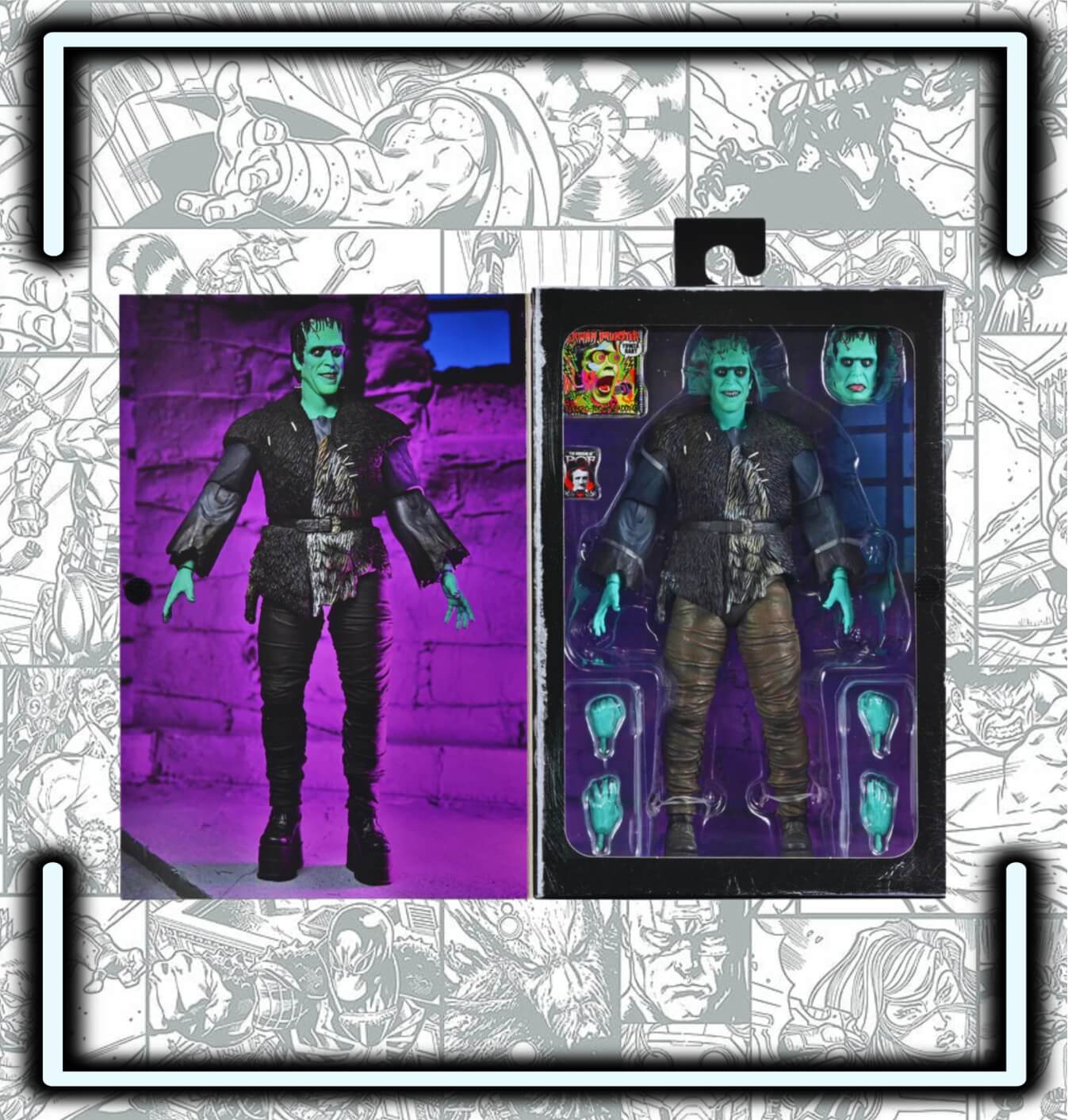 Figura NECA Los Munsters de Rob Zombie Ultimate Herman Munster - Comics Store Colombia