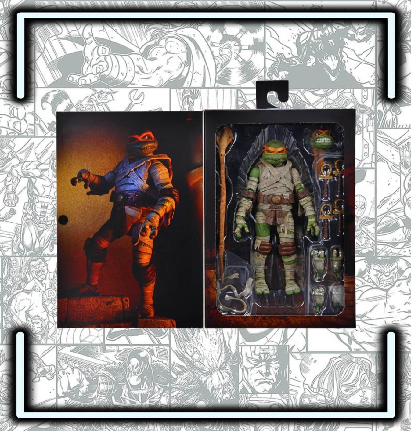 Figura NECA Universal Monsters X Teenage Mutant Ninja Turtle - Comics Store Colombia