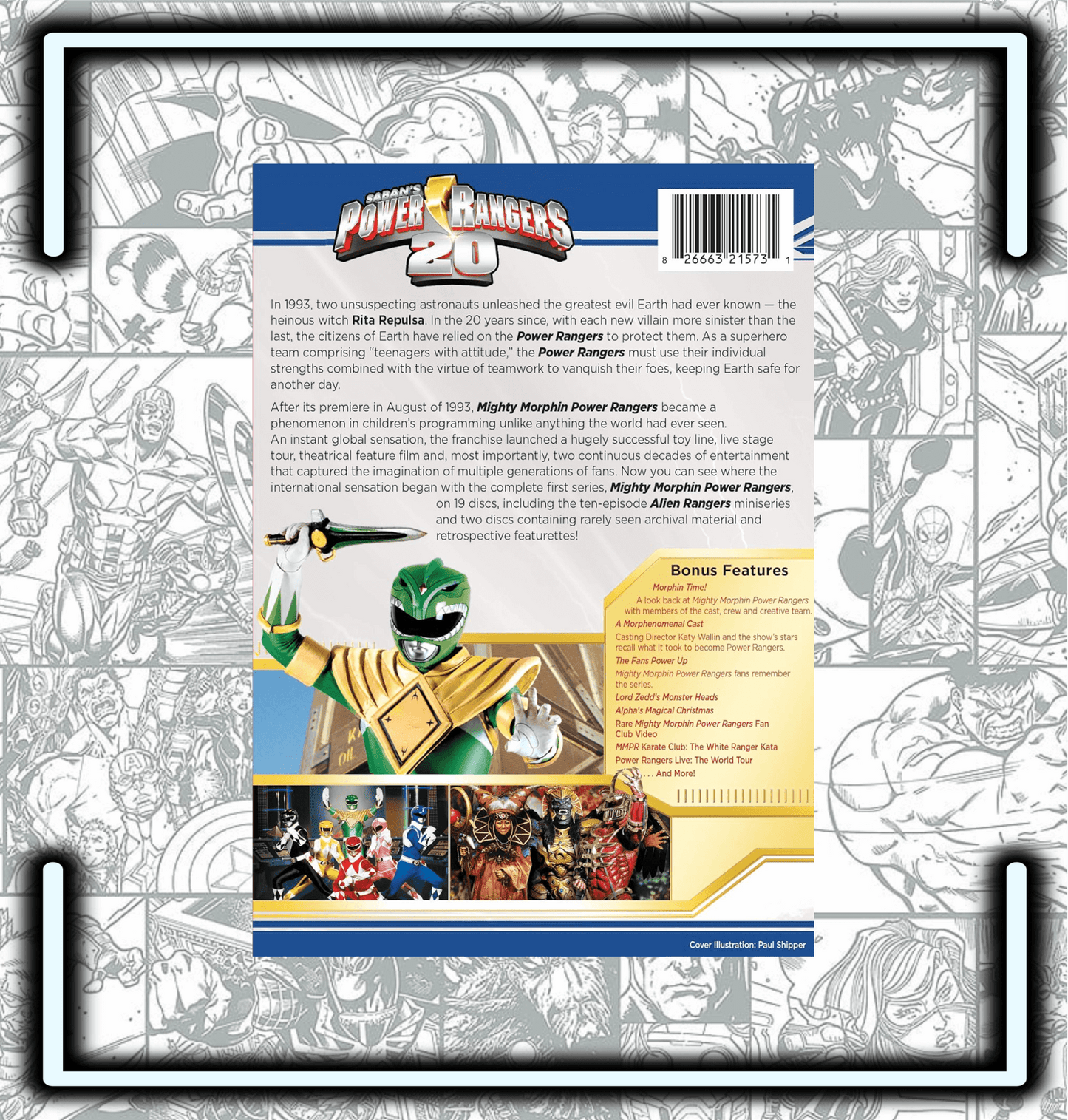 Mighty Morphin Power Rangers: The Complete Series - DVD - Comics Store Colombia