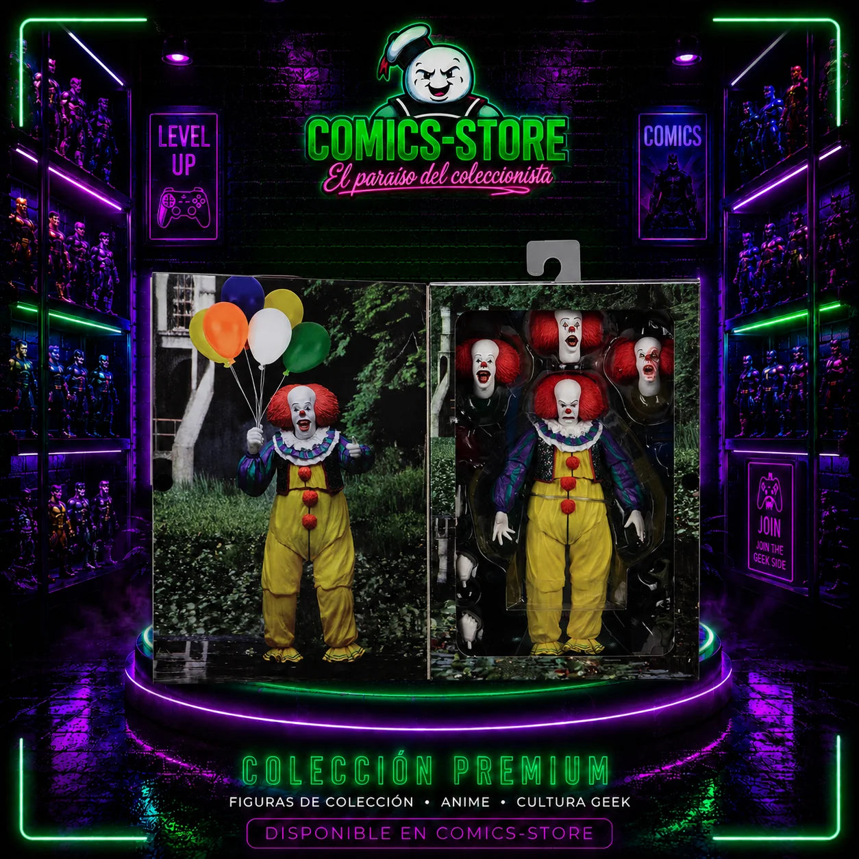 Figura de acción a escala de 7" - Ultimate Pennywise (1990)