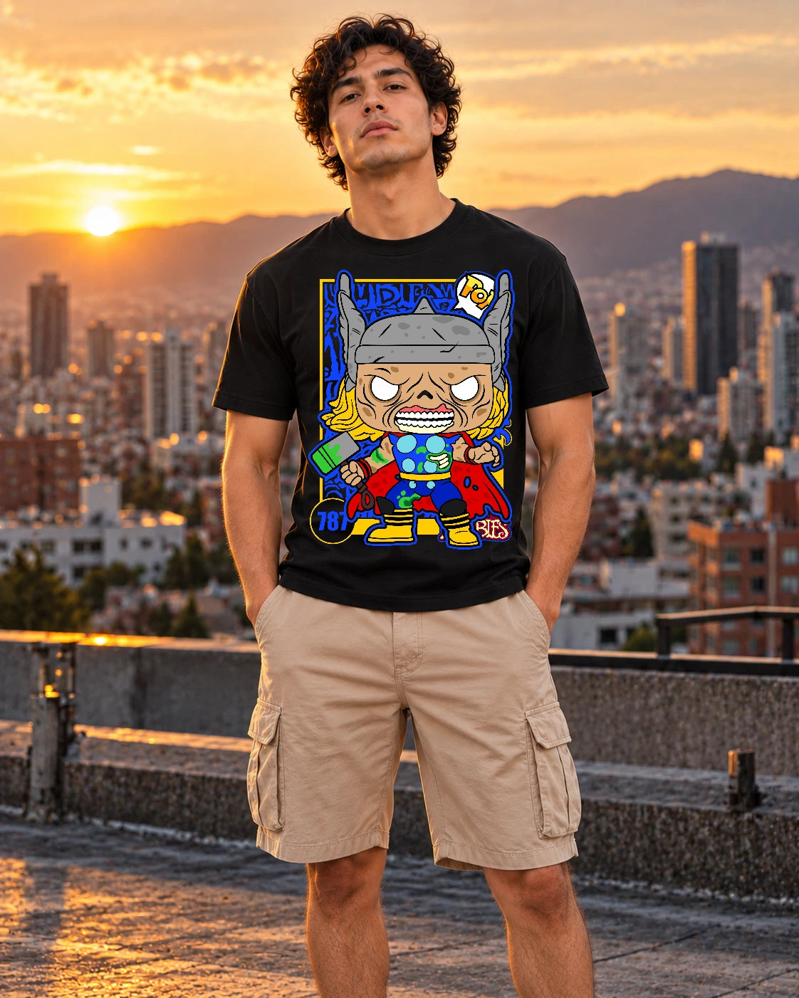 Camiseta Thor Zombie