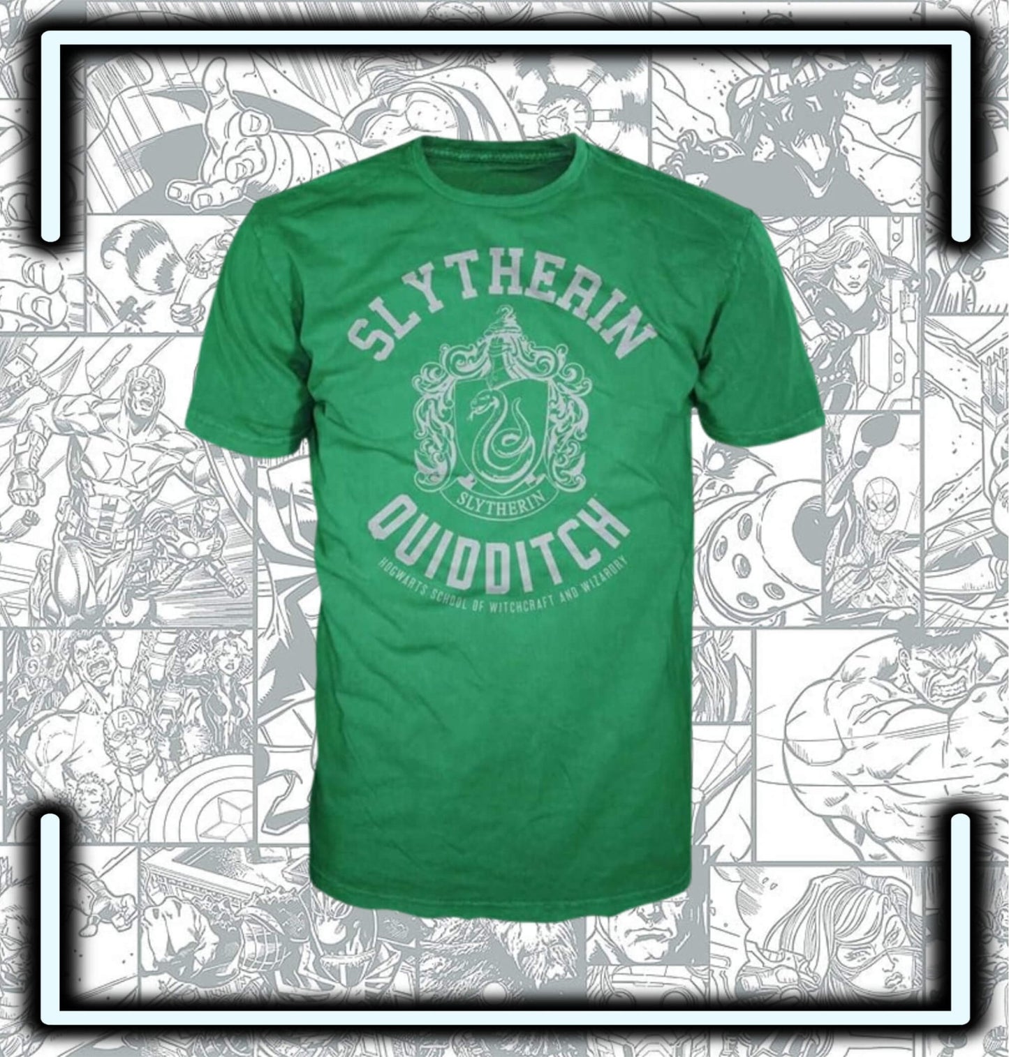 Camiseta Harry Potter Slytherin - Comics Store Colombia