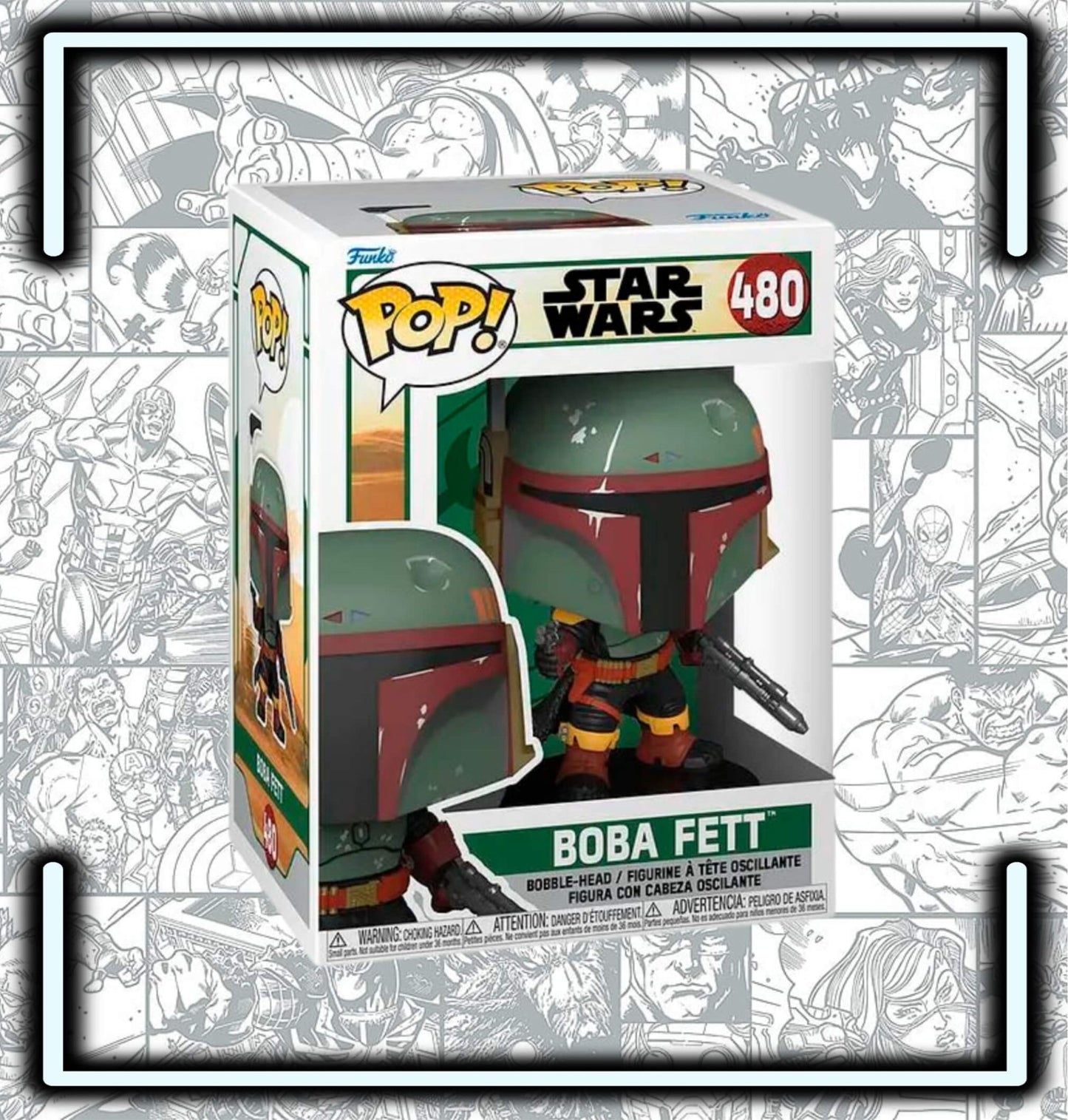 Figura Funko Boba Fett # 480 - Comics Store Colombia