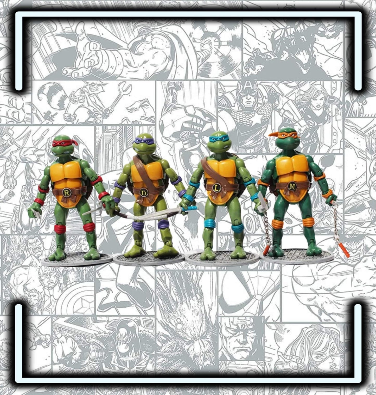Figuras Tortugas Ninja 1984 - Comics Store Colombia