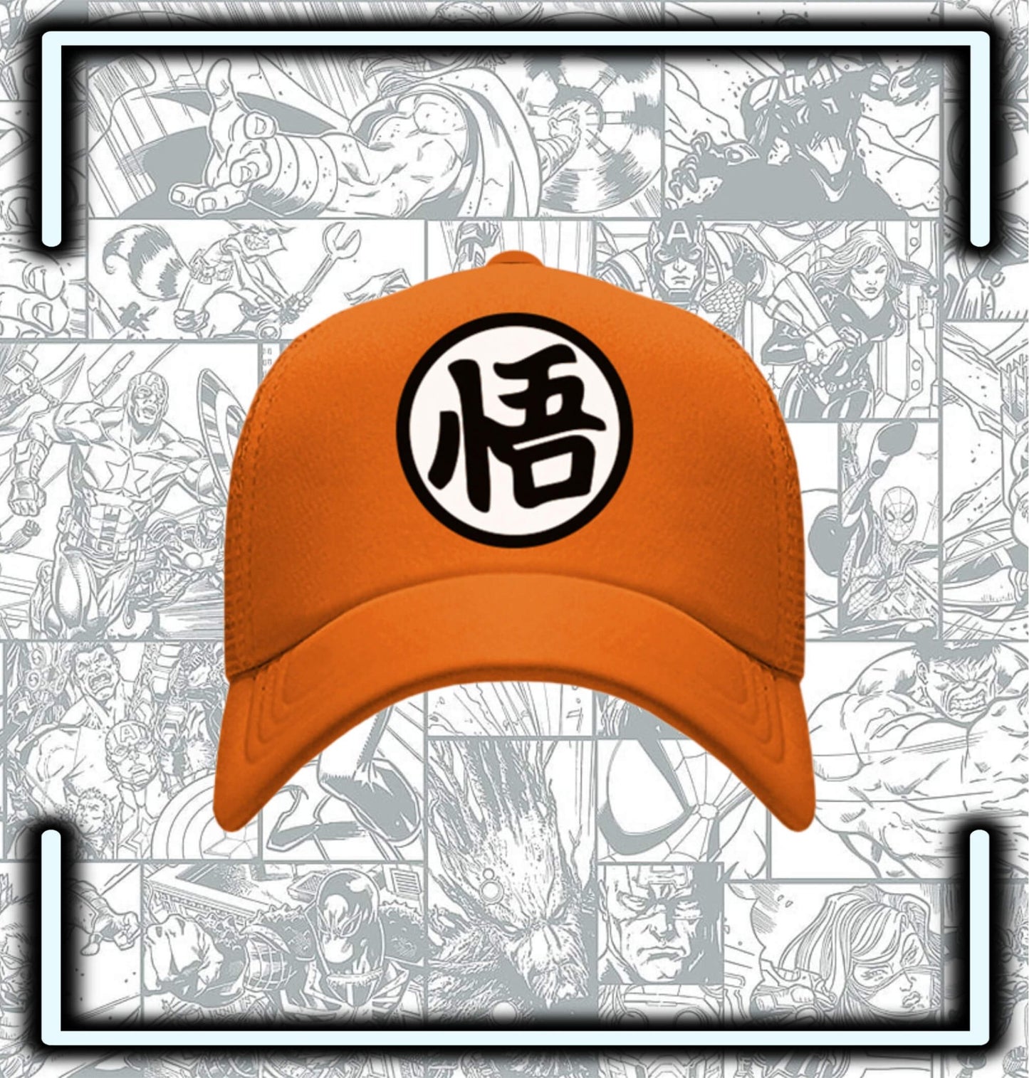 Gorra Trucker Dragon Ball Naranja - Comics Store Colombia