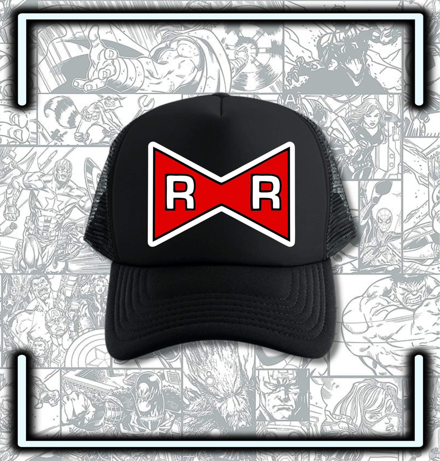 Gorra Trucker Dragon Ball Patrulla Roja - Comics Store Colombia