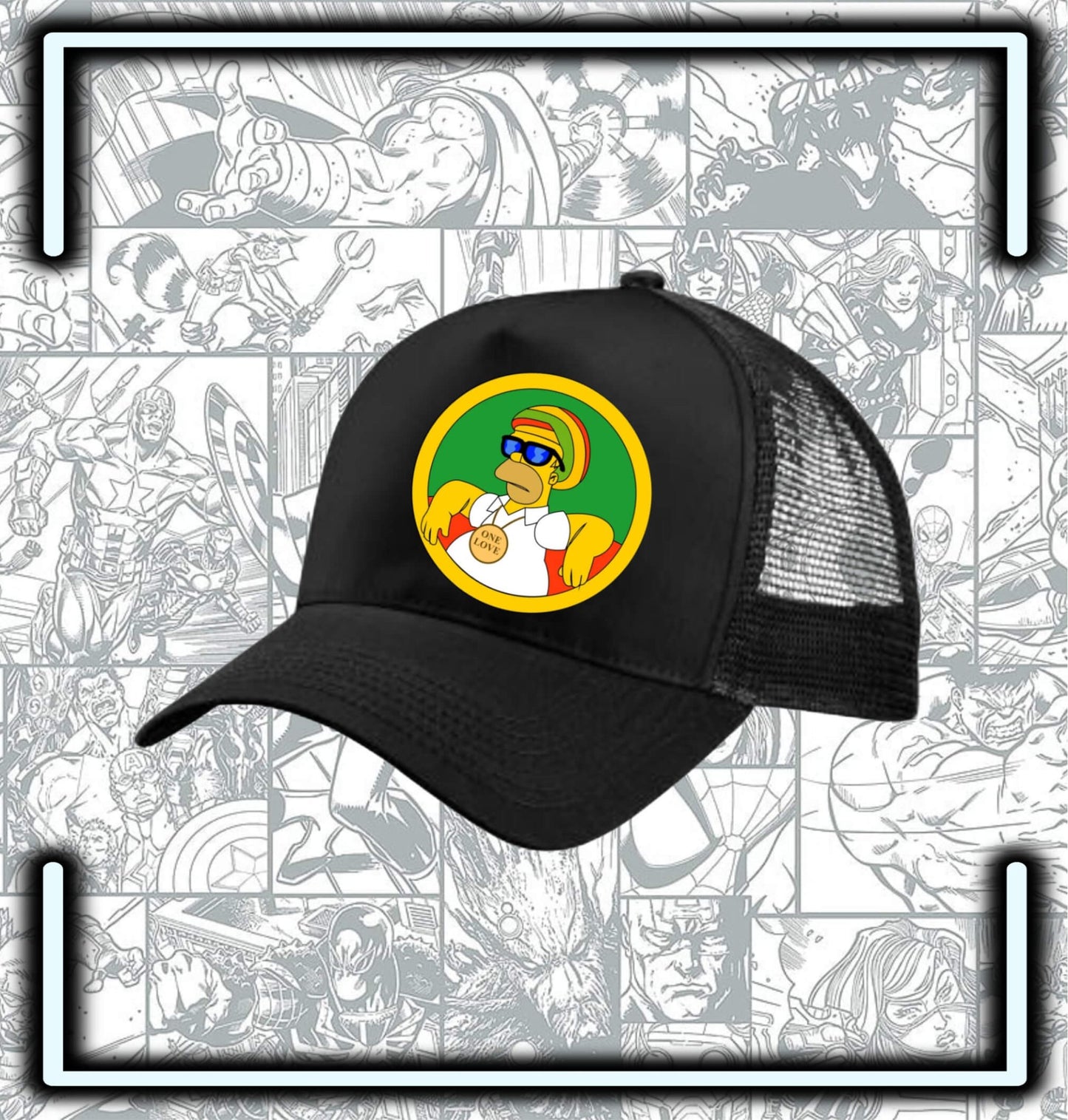 Gorra Trucker Homero Simpson Hippe - Comics Store Colombia