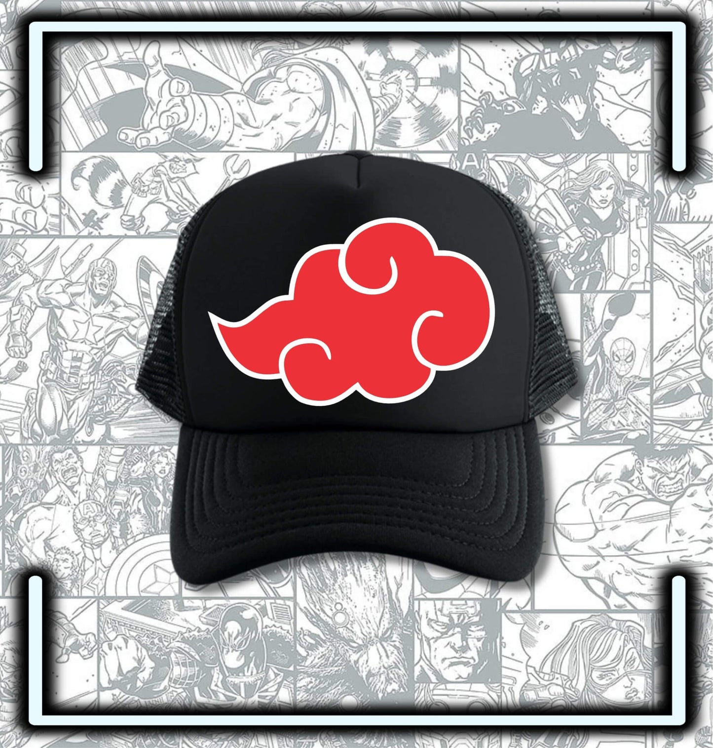 Gorra Trucker Naruto Nubes Akatsuki - Comics Store Colombia