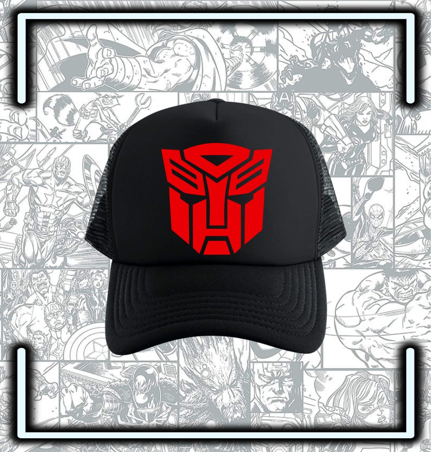 Gorra Trucker Transformers Black - Comics Store Colombia