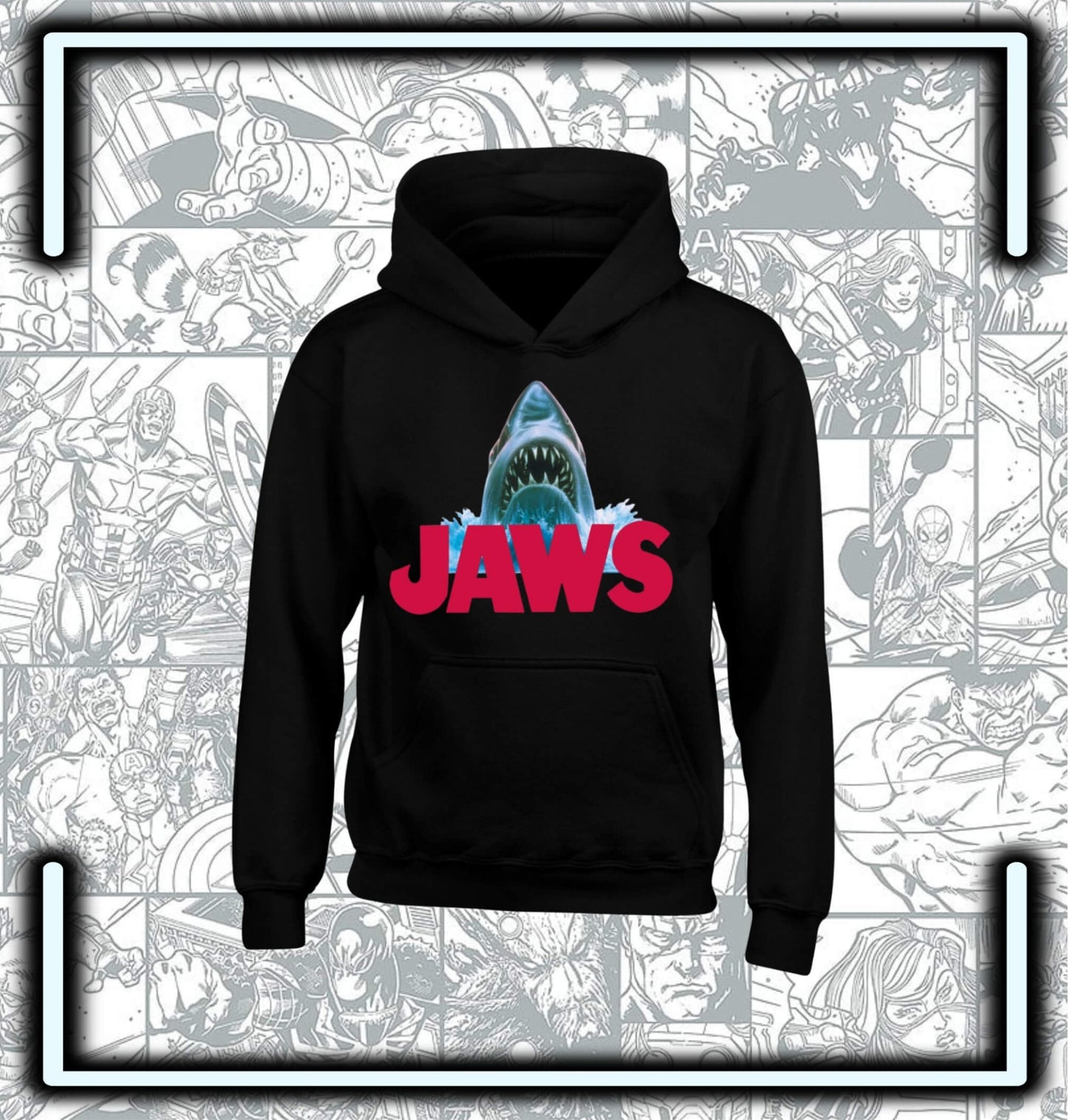 Hoodie Capota Jaws - Comics Store Colombia
