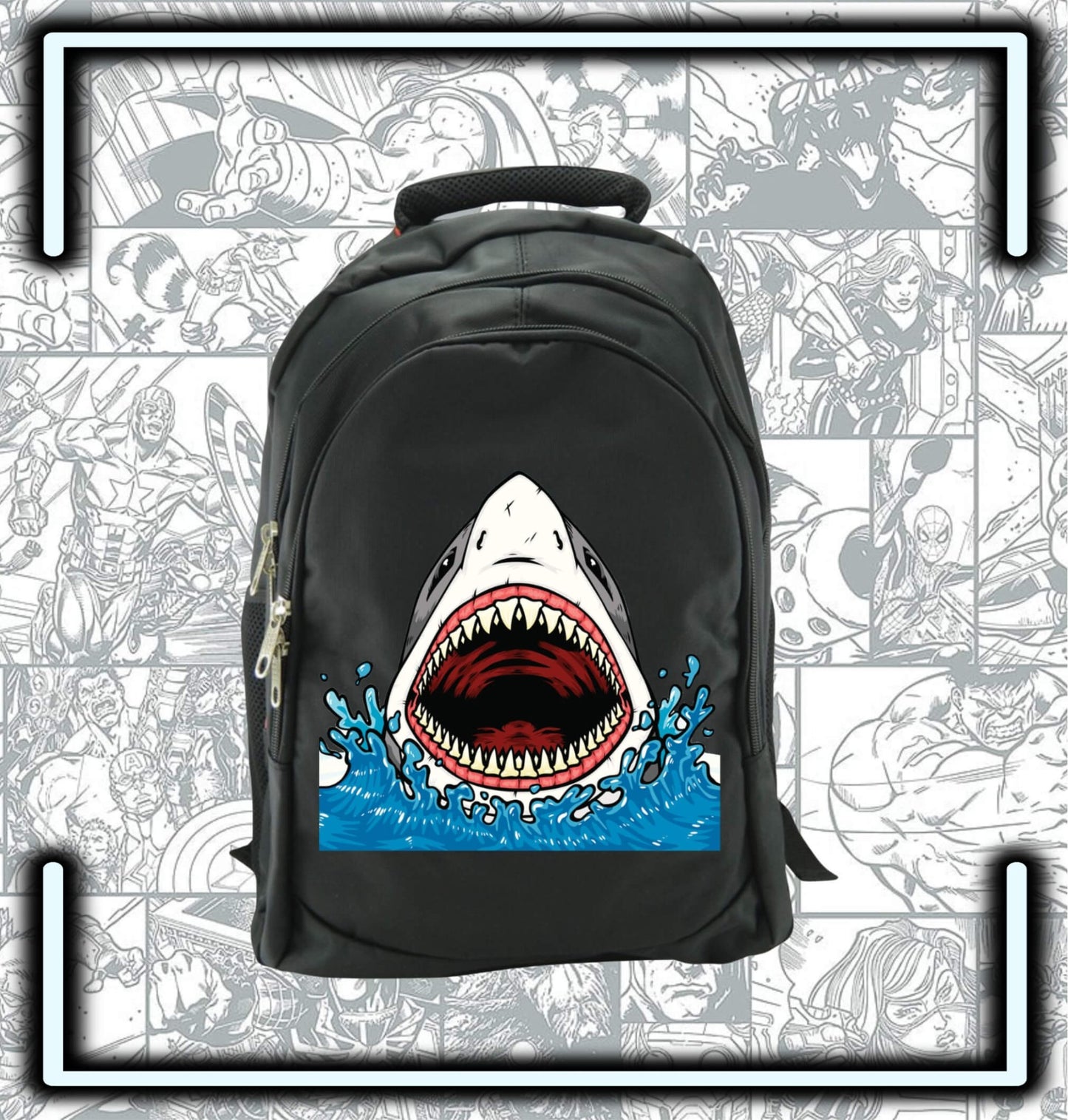 Morral Espalda Tiburon Shark - Comics Store Colombia
