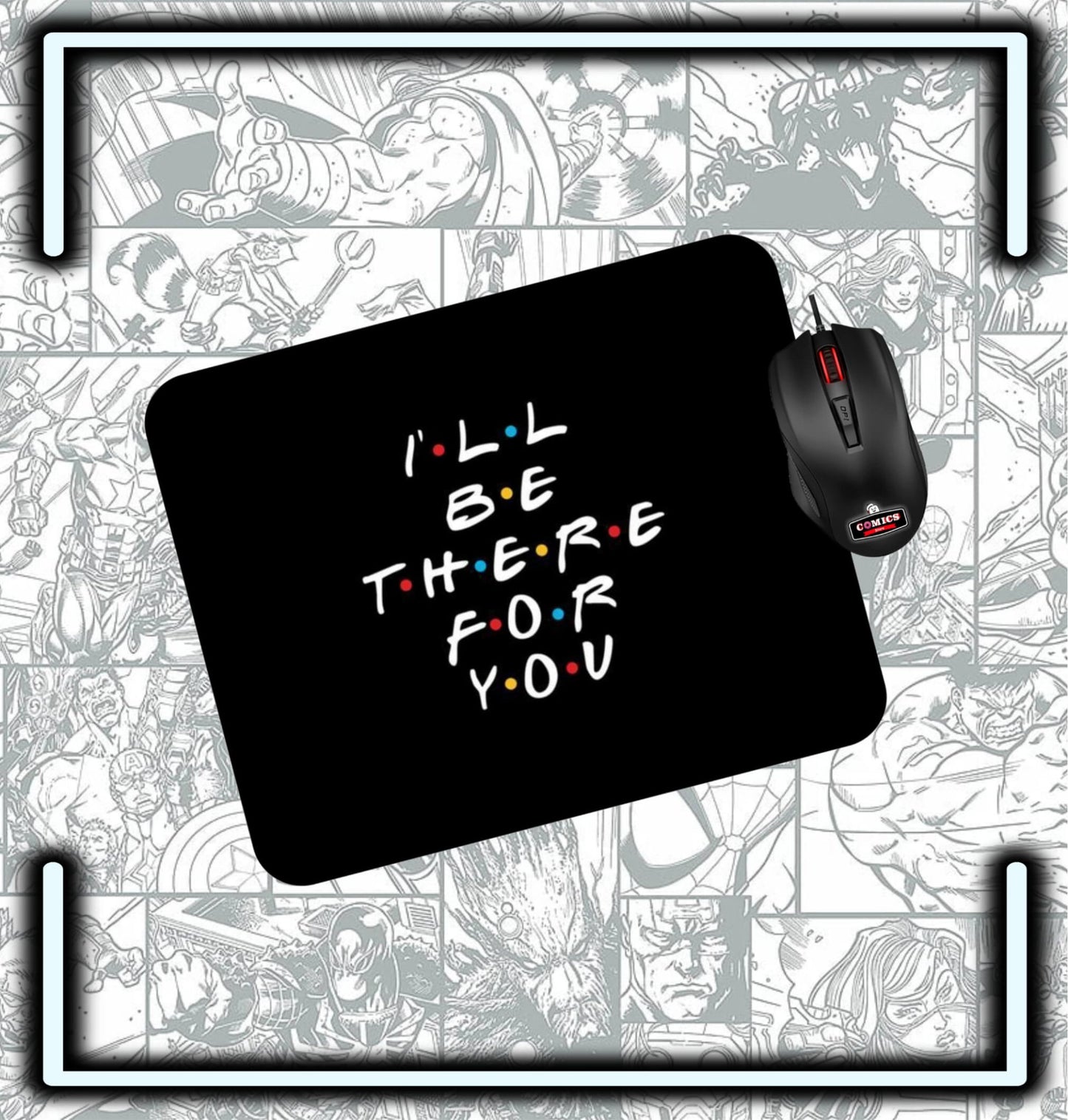 Mouse Pad Friends - Comics Store Colombia