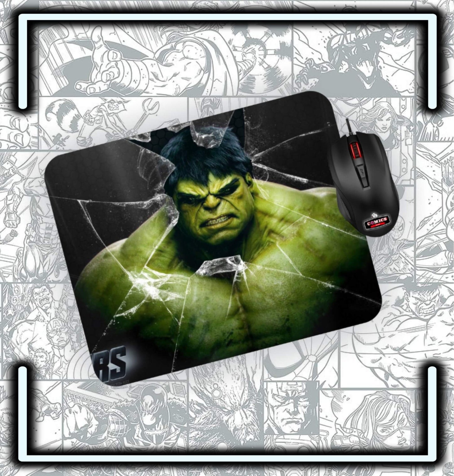 Mouse Pad Hulk - Comics Store Colombia