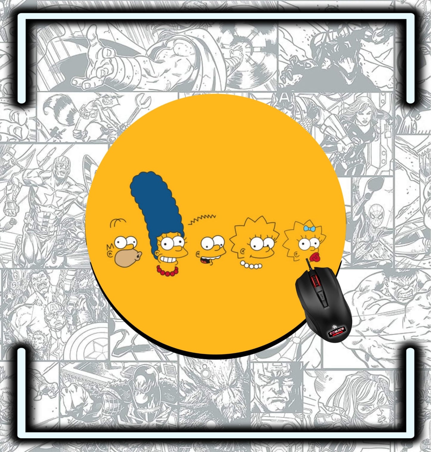 Mouse Pad The Simpson - Comics Store Colombia