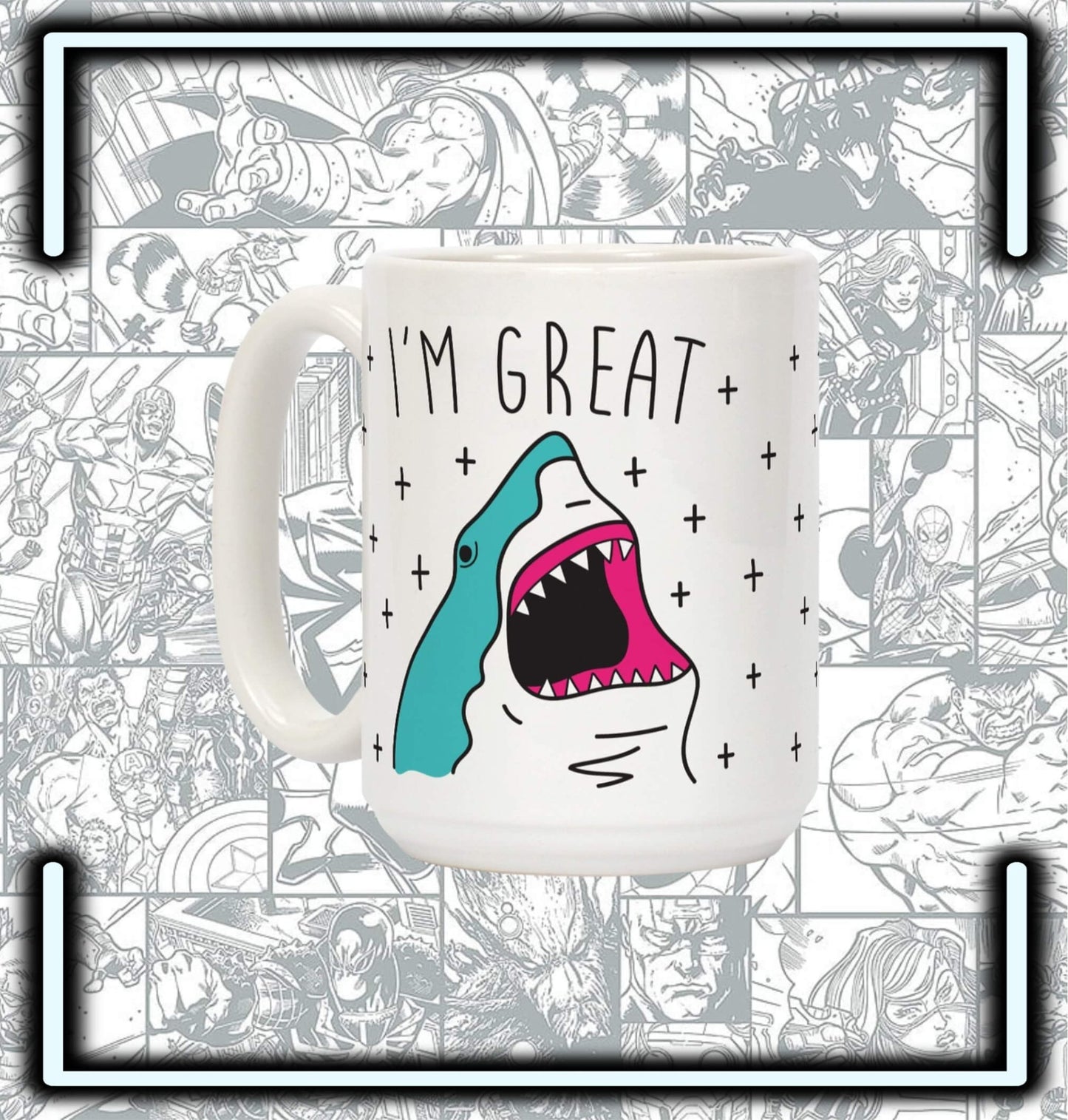 Mug Shark I´m Great - Comics Store Colombia