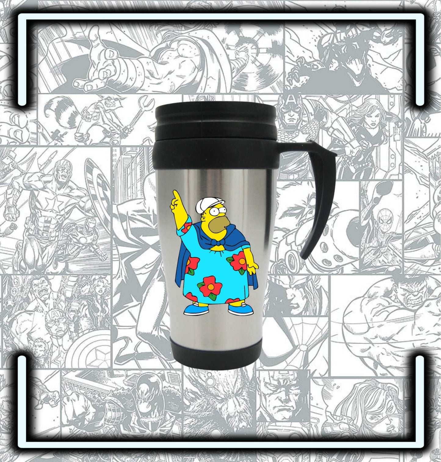 Mugs Metalico Homero Simpson - Comics Store Colombia