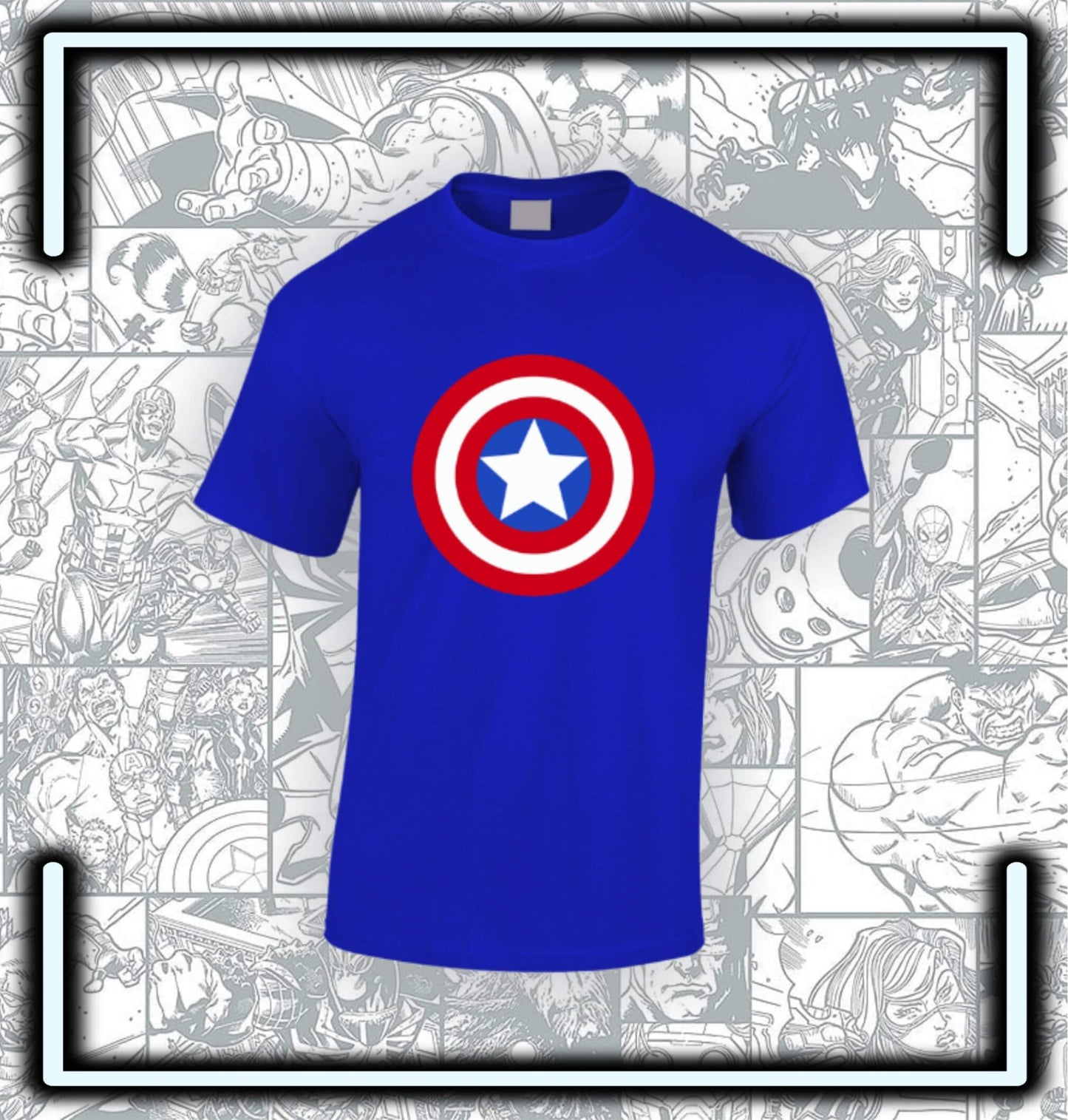 T-Shirt Capitan America - Comics Store Colombia