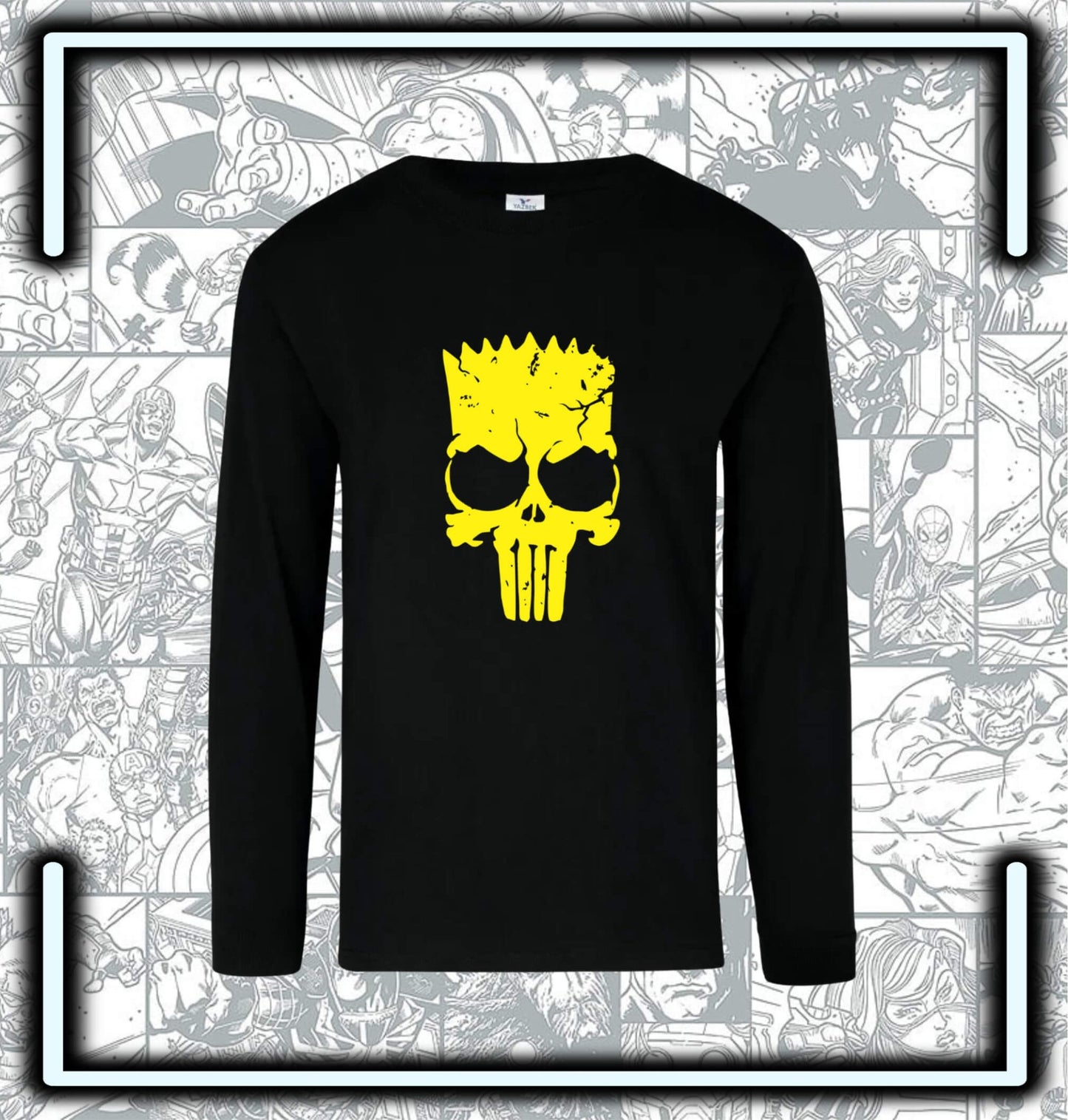 T-Shirt Manga Larga Bart Simpson - Comics Store Colombia
