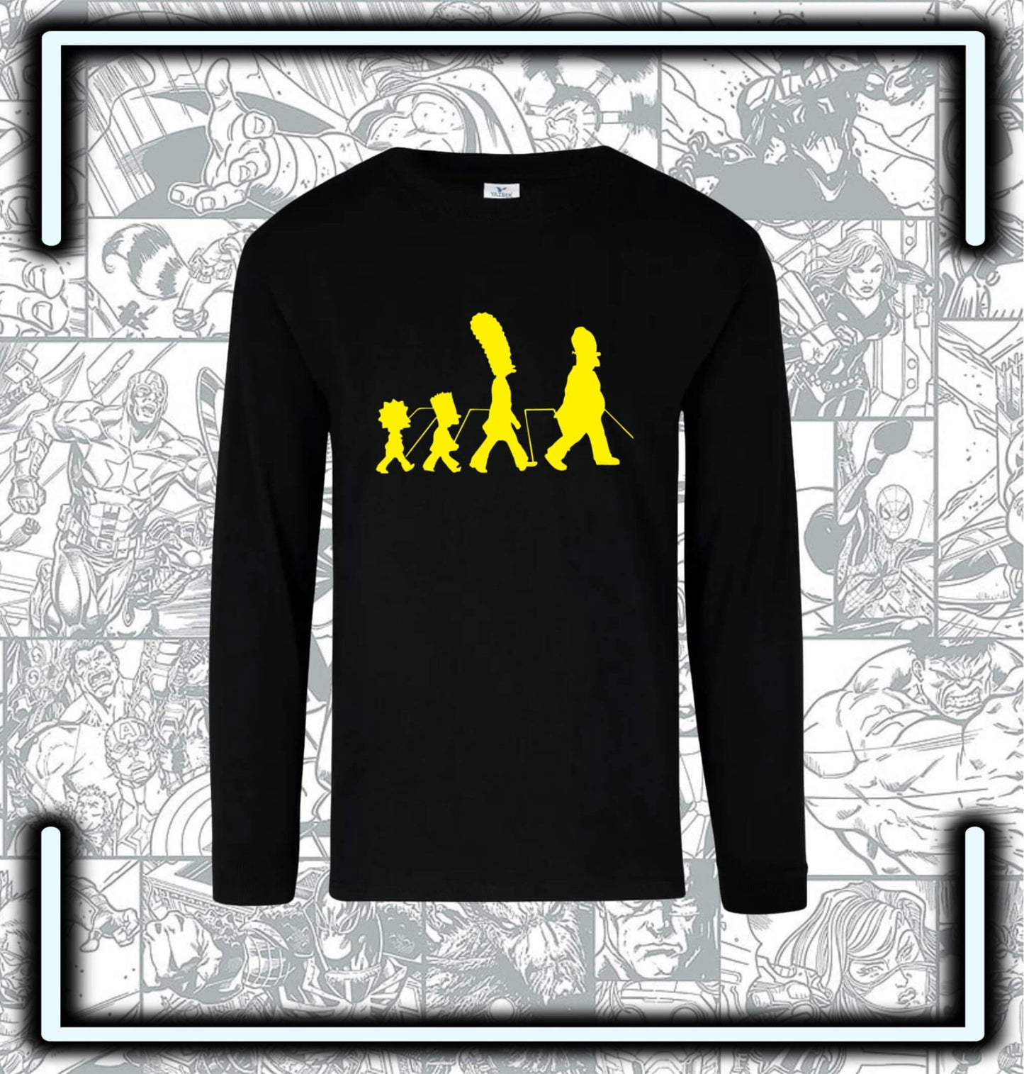 T-Shirt Manga Larga The Simpson - Comics Store Colombia