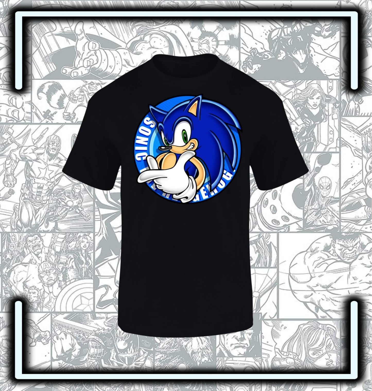 T-Shirt Sonic - Comics Store Colombia